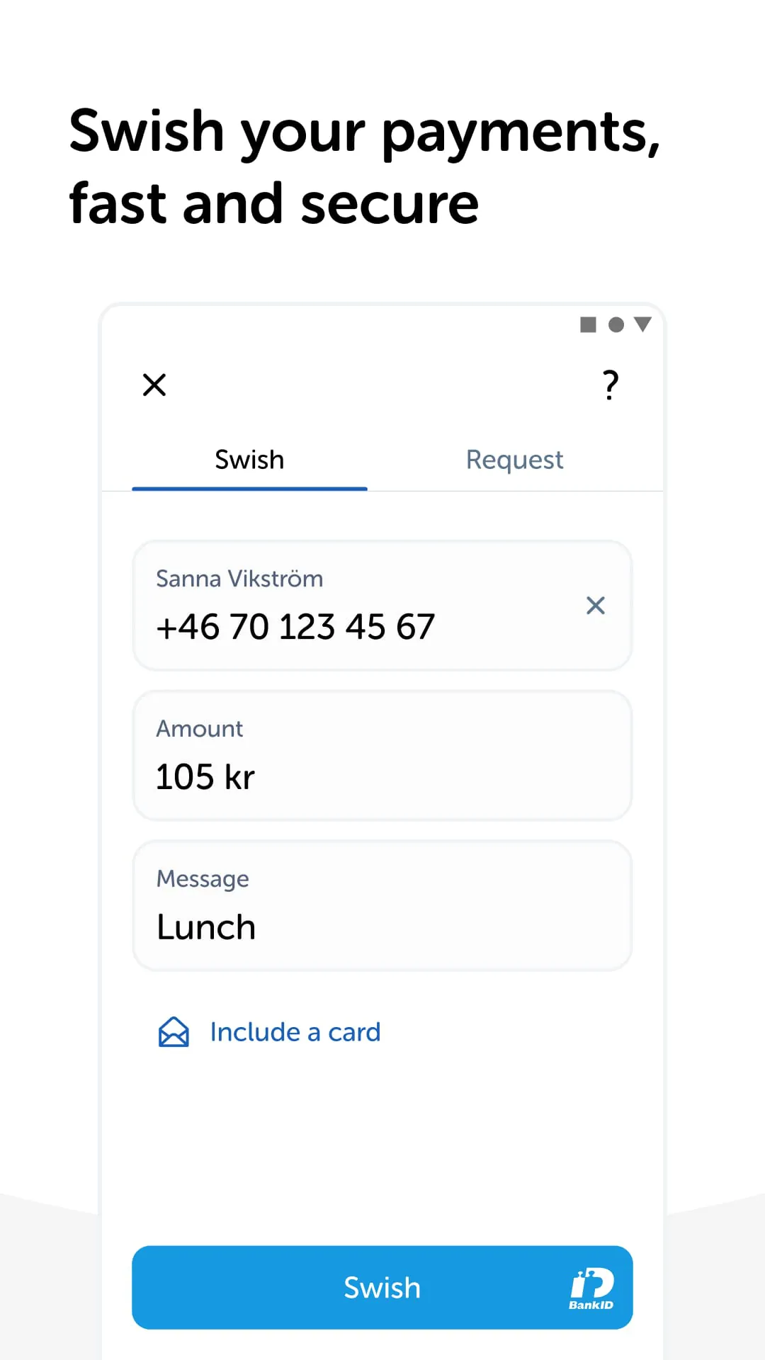 Swish payments