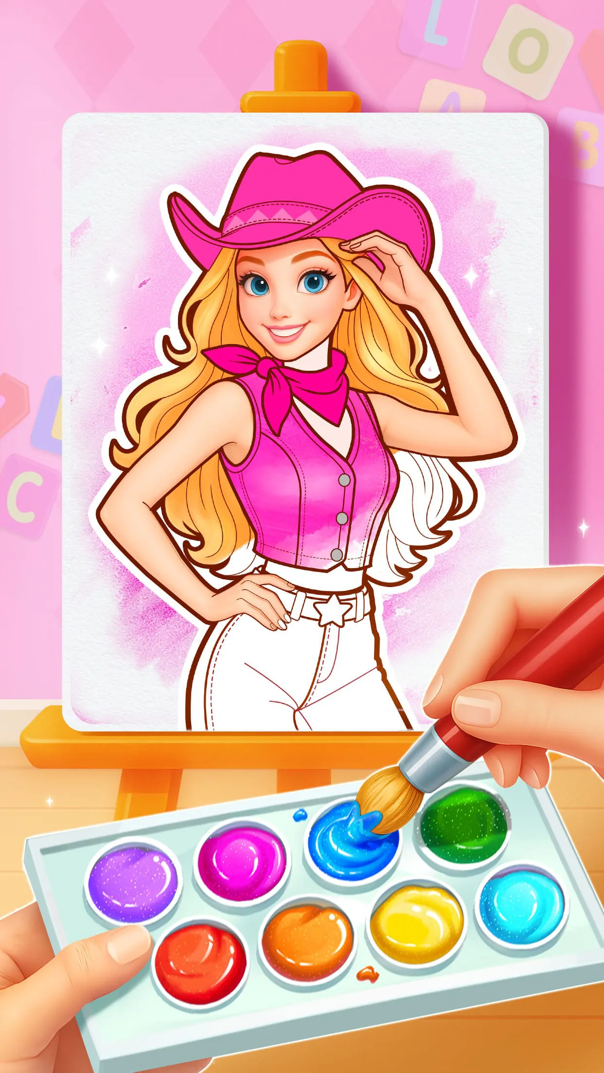 Princess Game Fantasy Coloring