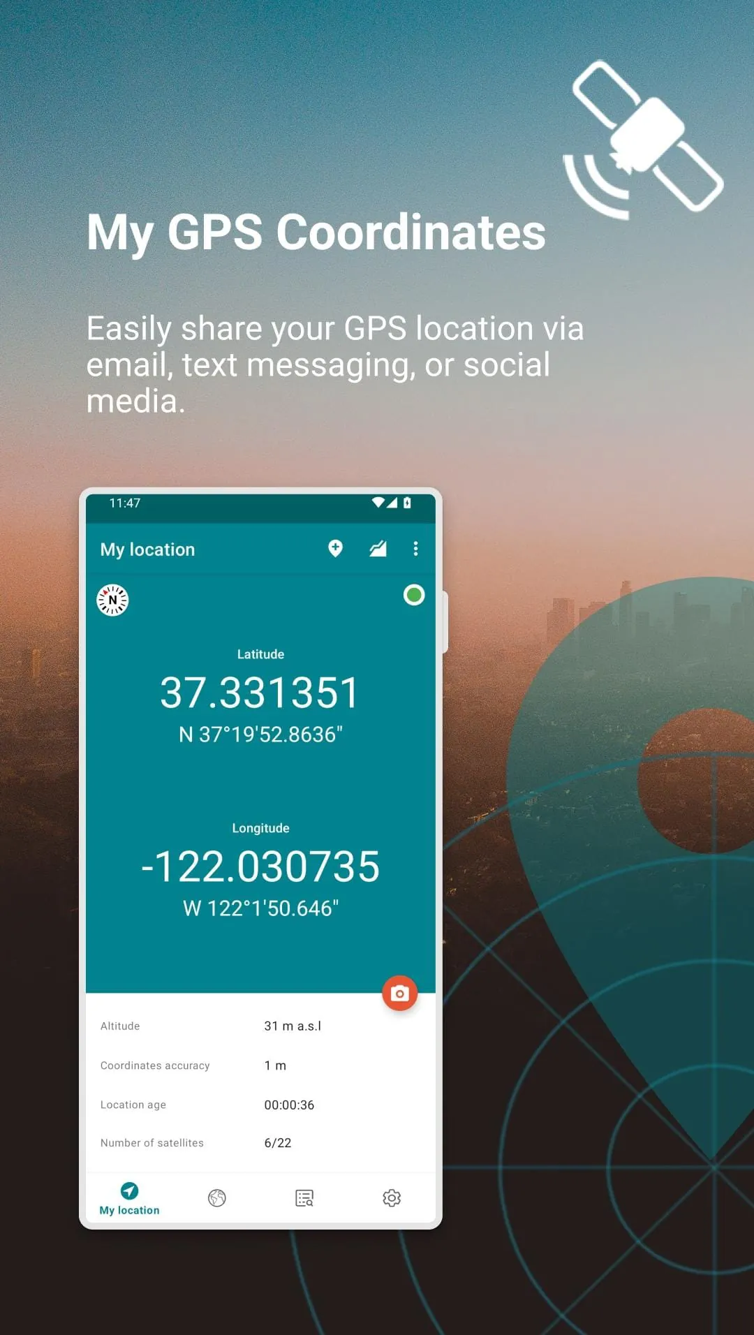 My GPS Coordinates