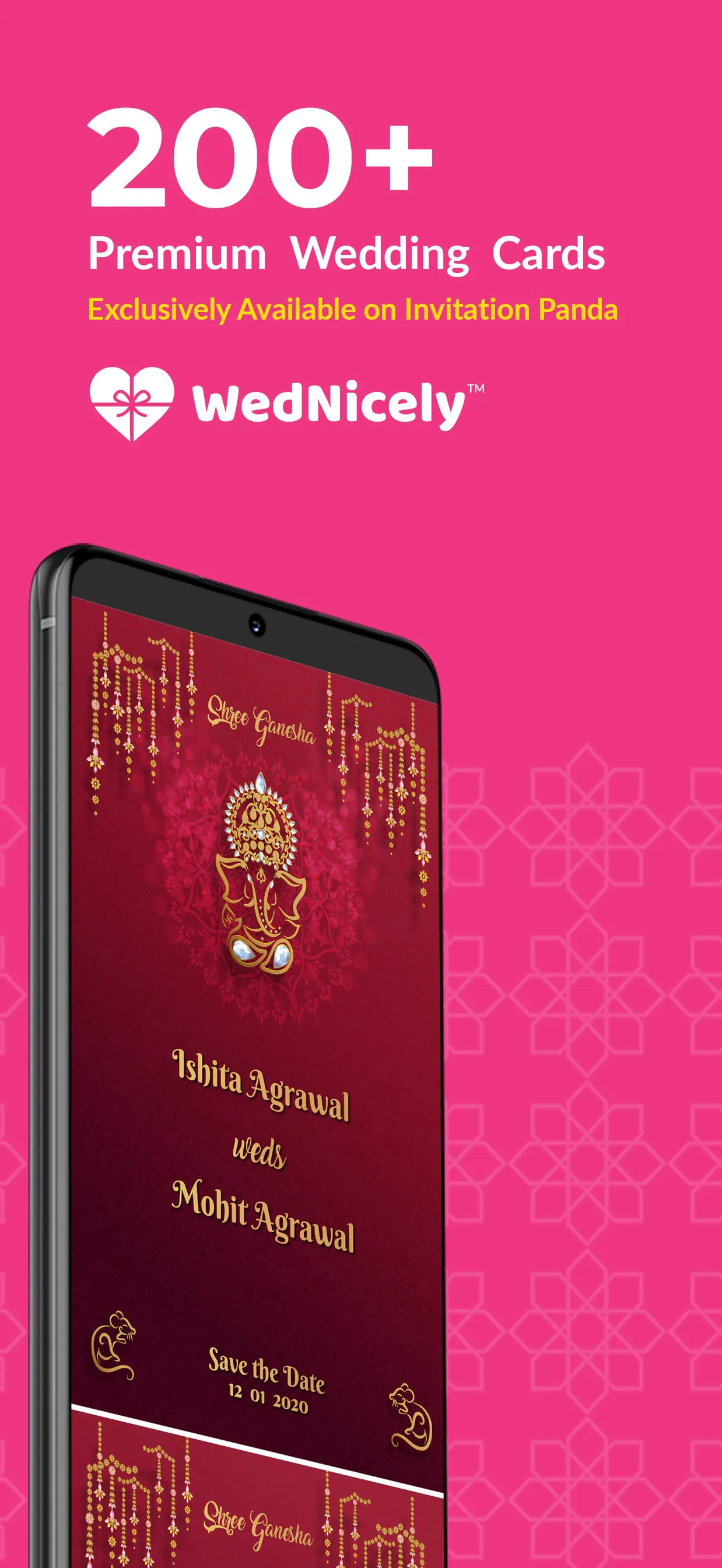 Shaadi & Engagement Card Maker