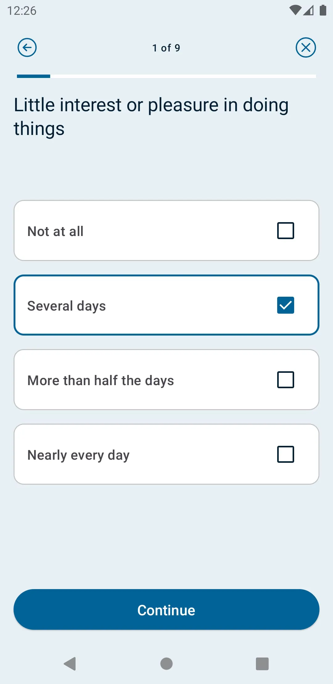 Depression Test