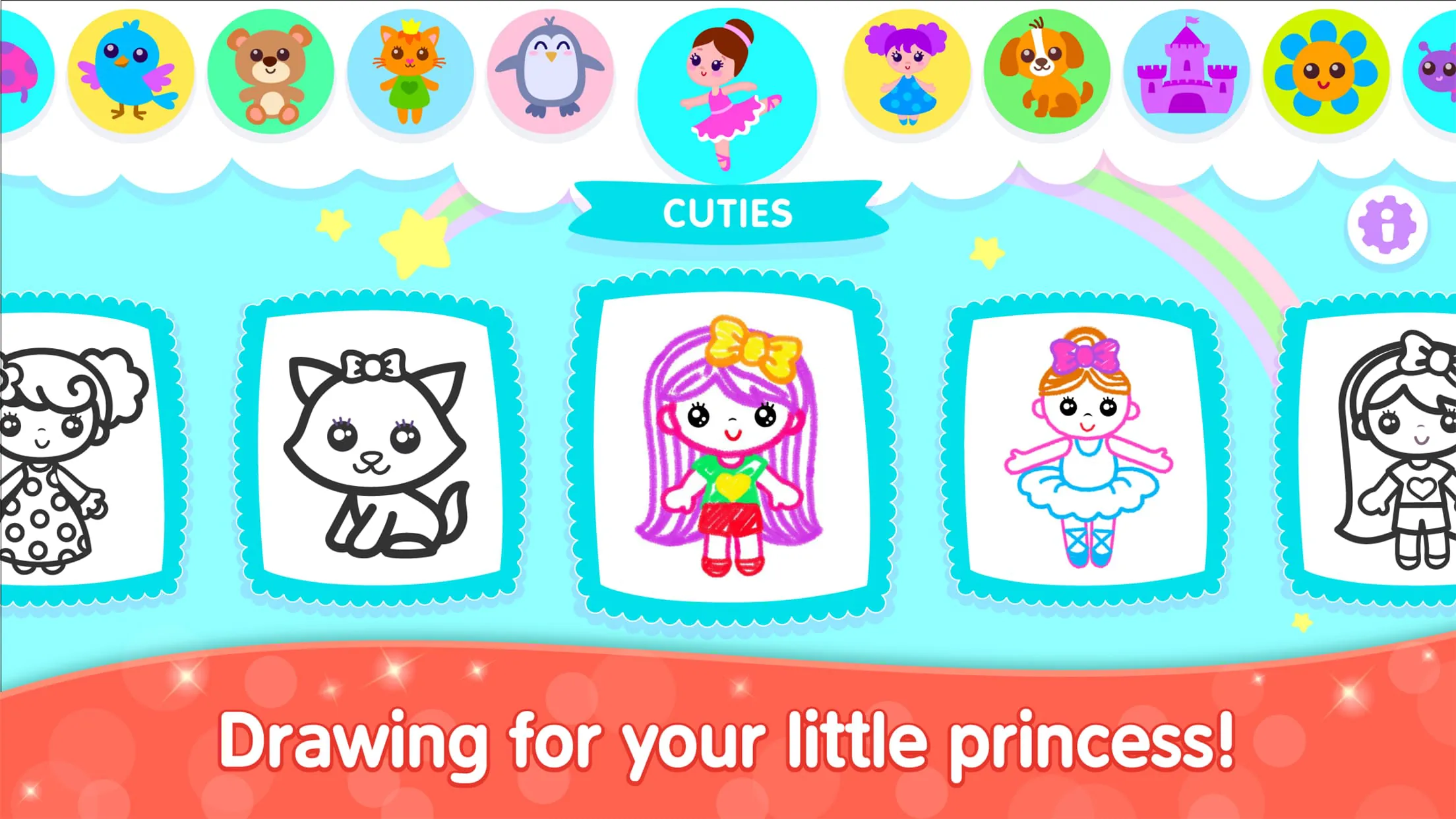 Kids Coloring Games for Girls