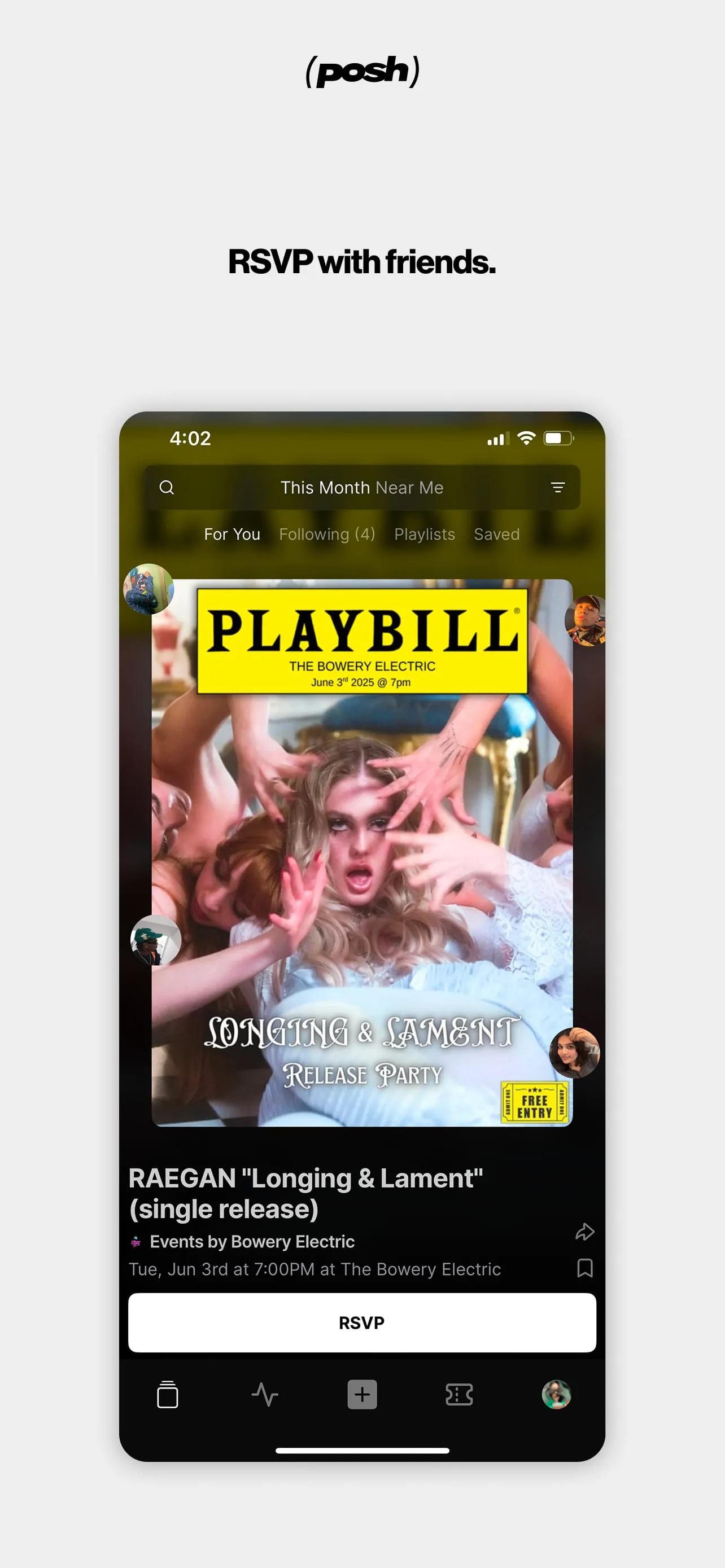 Posh – Create & Find Events