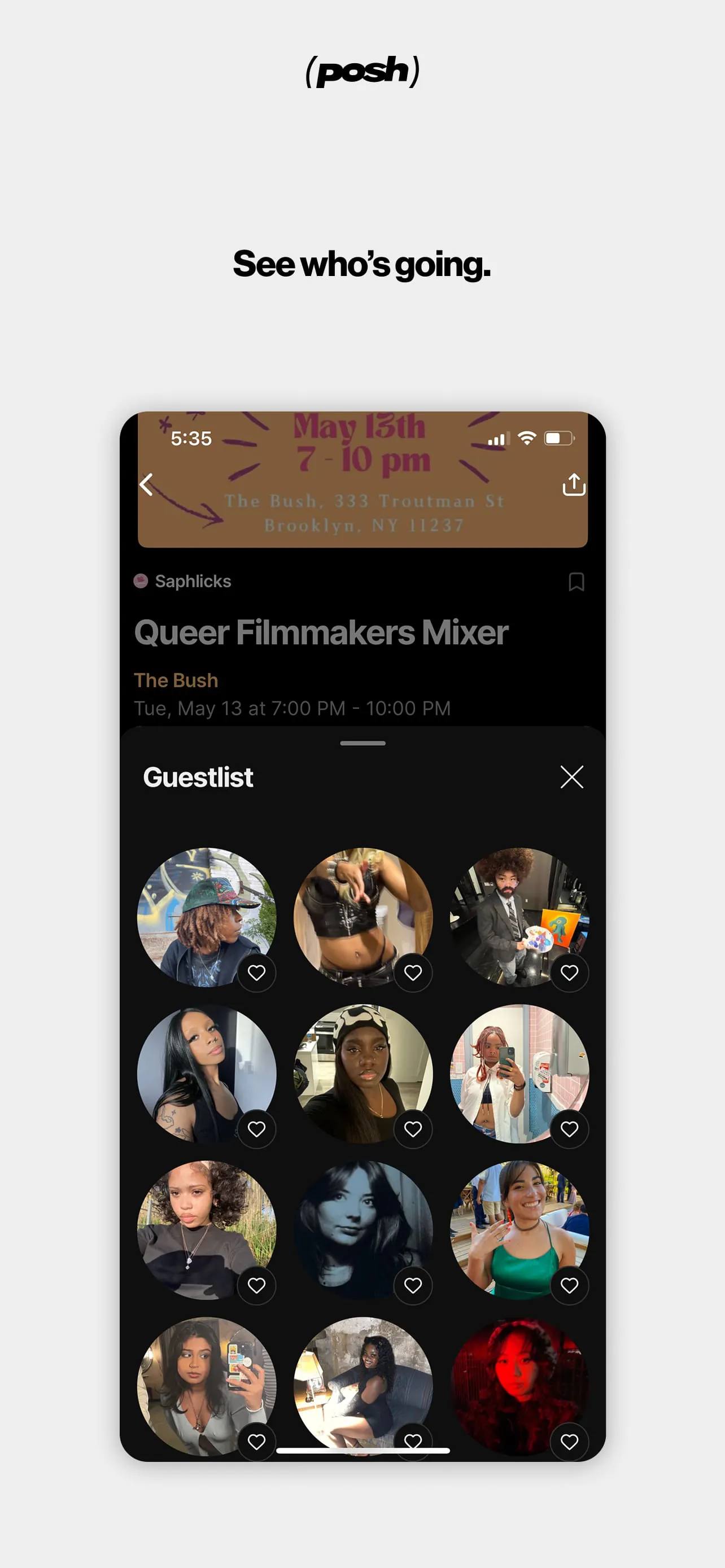 Posh – Create & Find Events