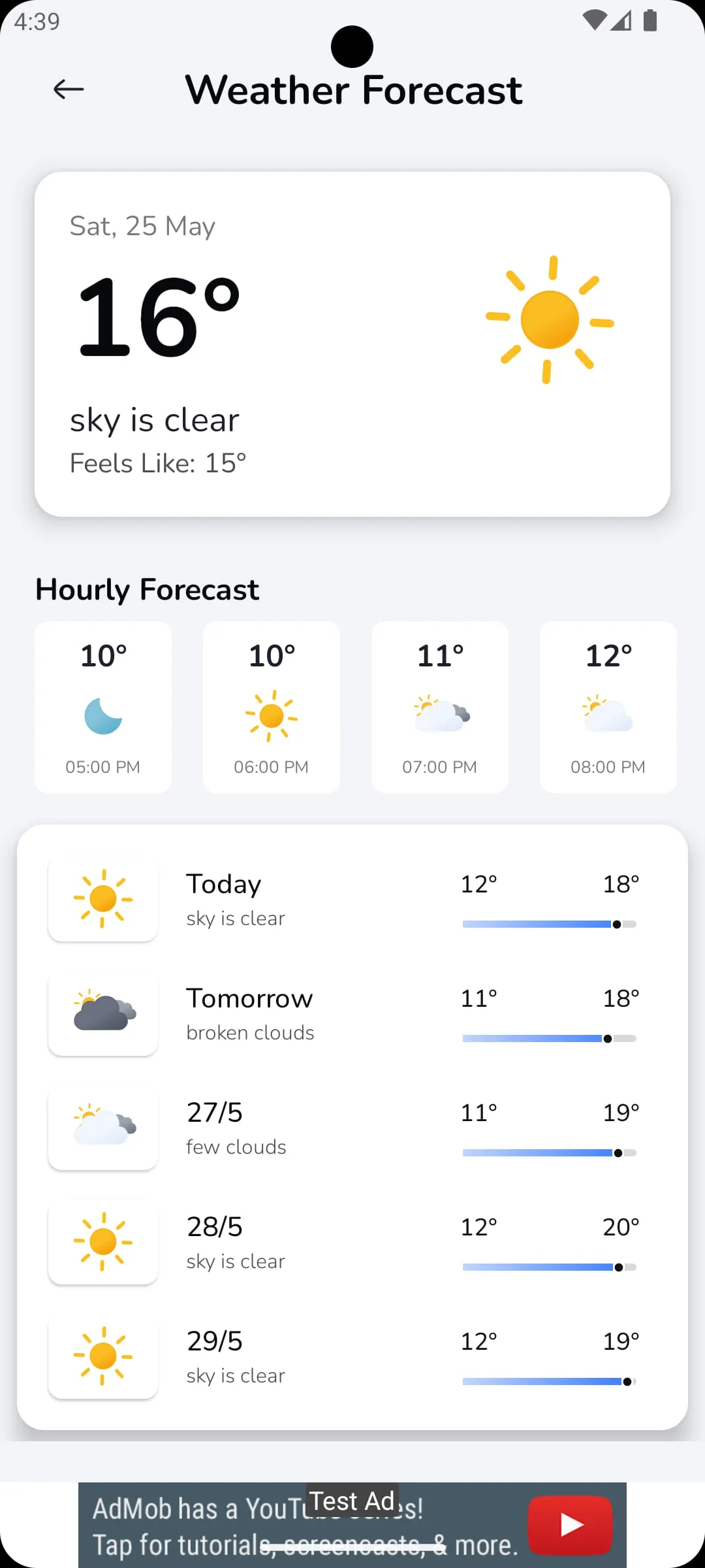 Real thermometer