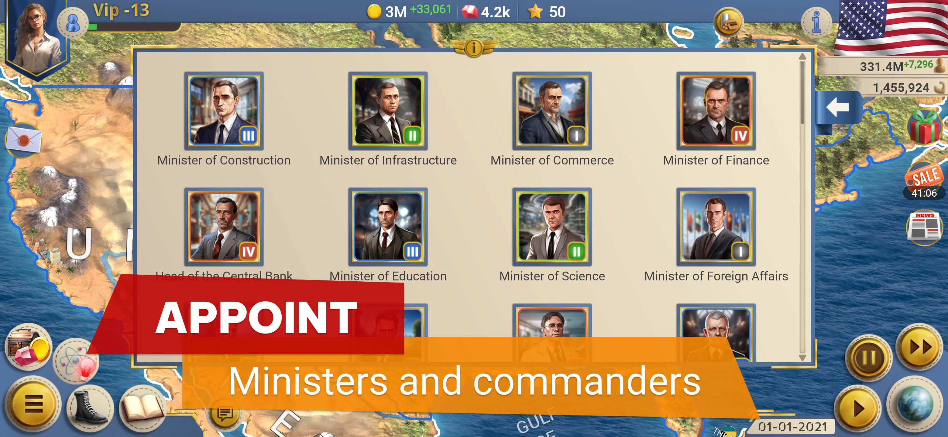 MA 2 – President Simulator