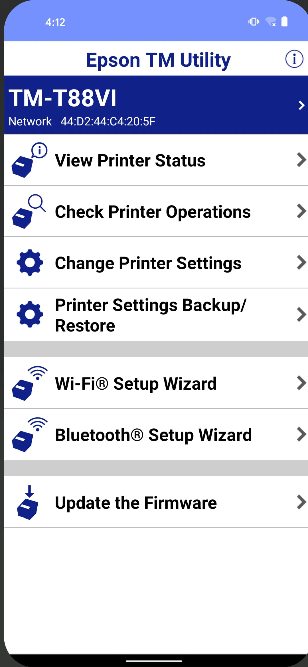 Epson TM Utility