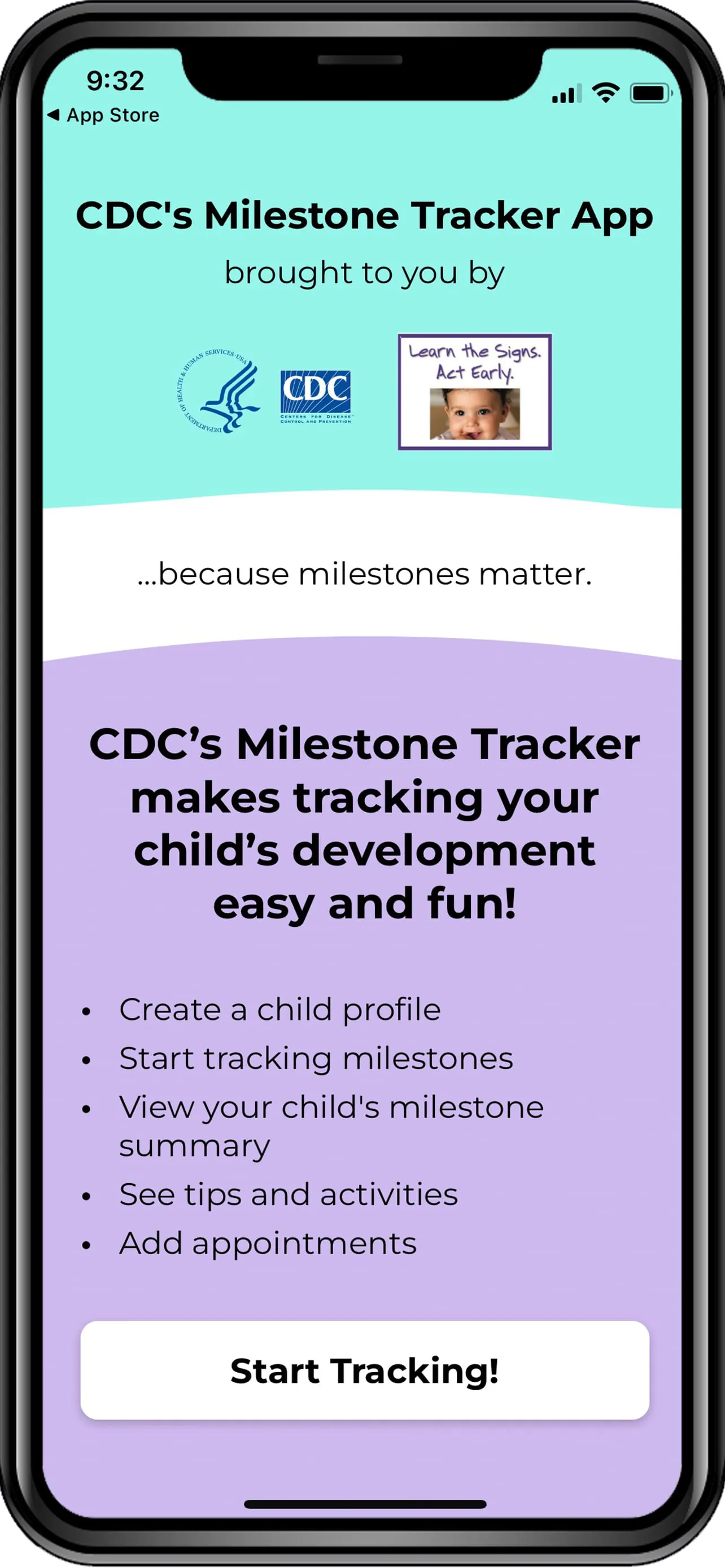 CDC Milestone Tracker