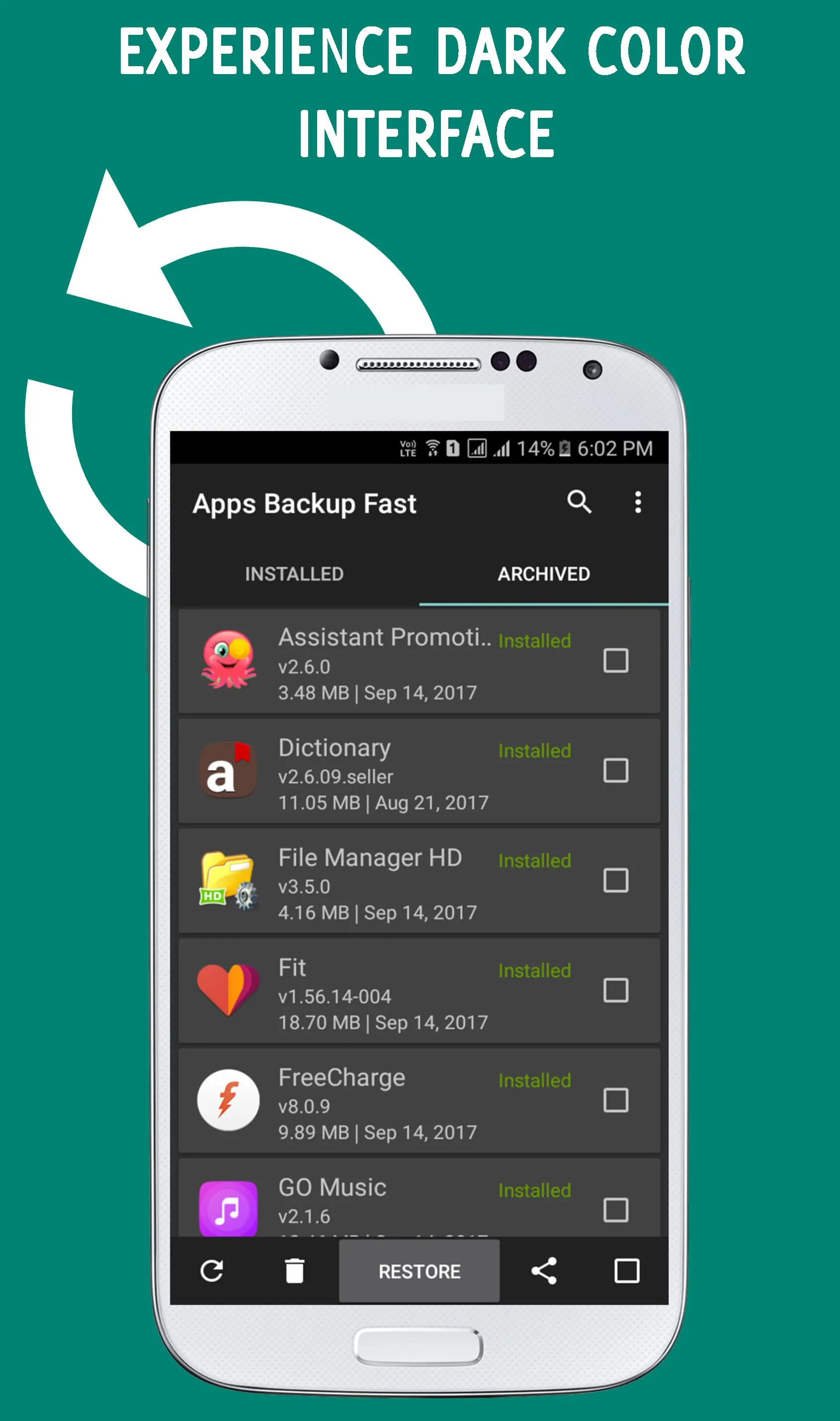 Apps Backup and Restore