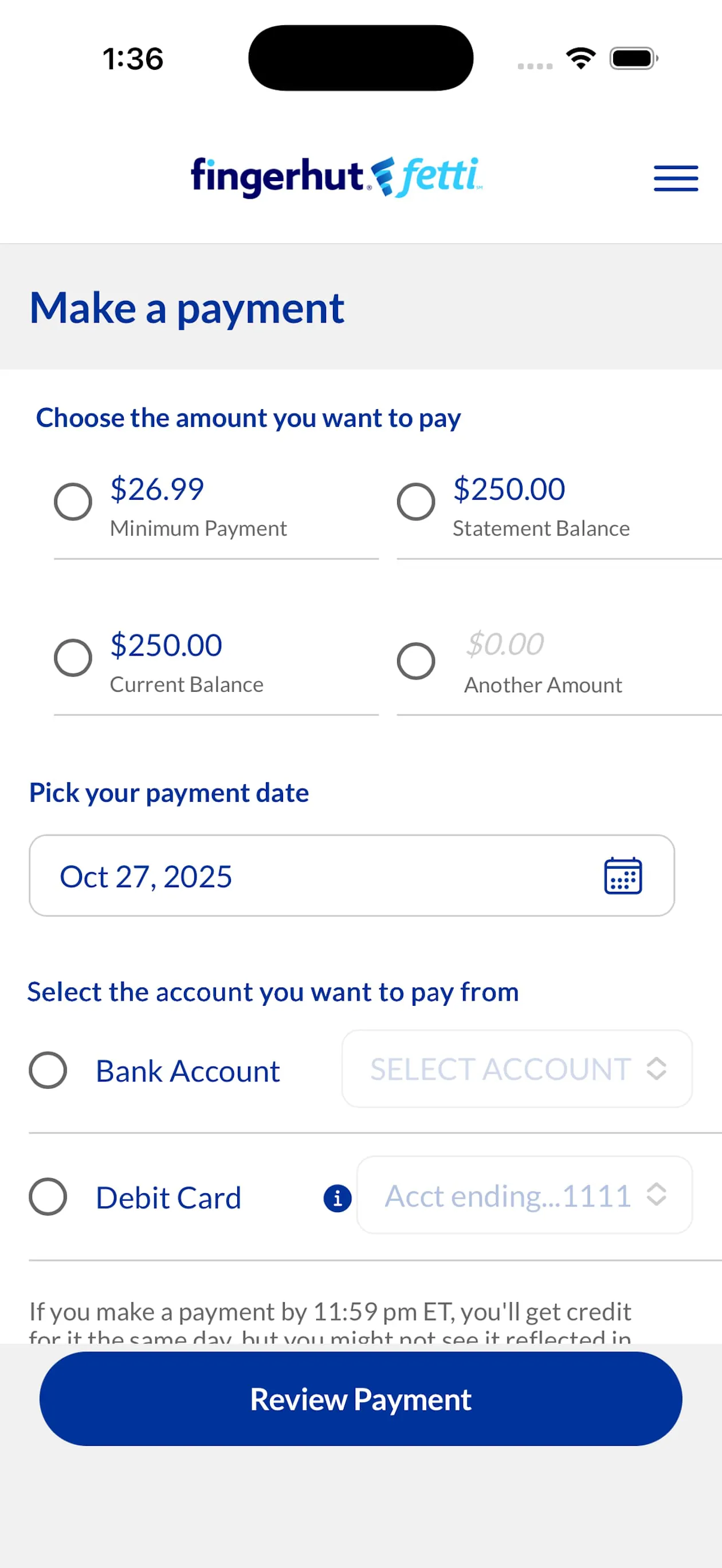 Fingerhut Mobile