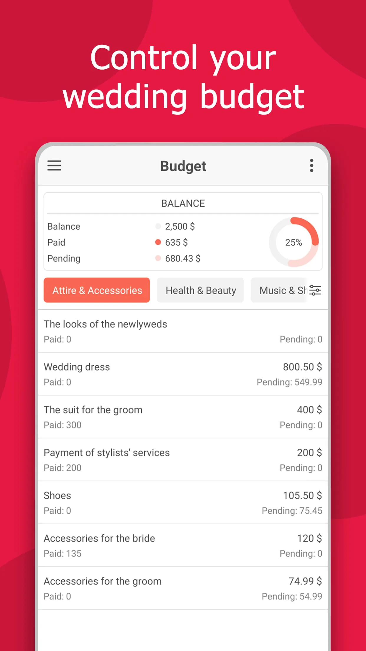 Wedding Planner by MyWed