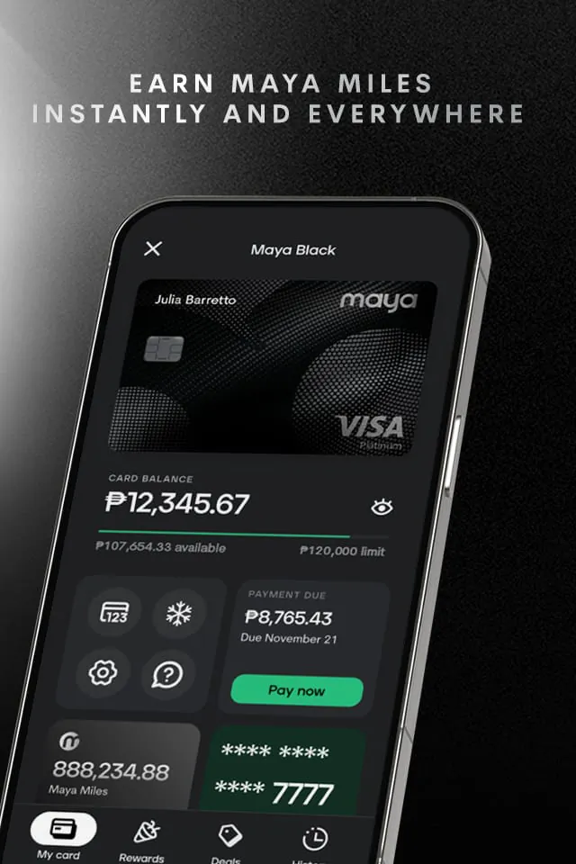Maya – savings