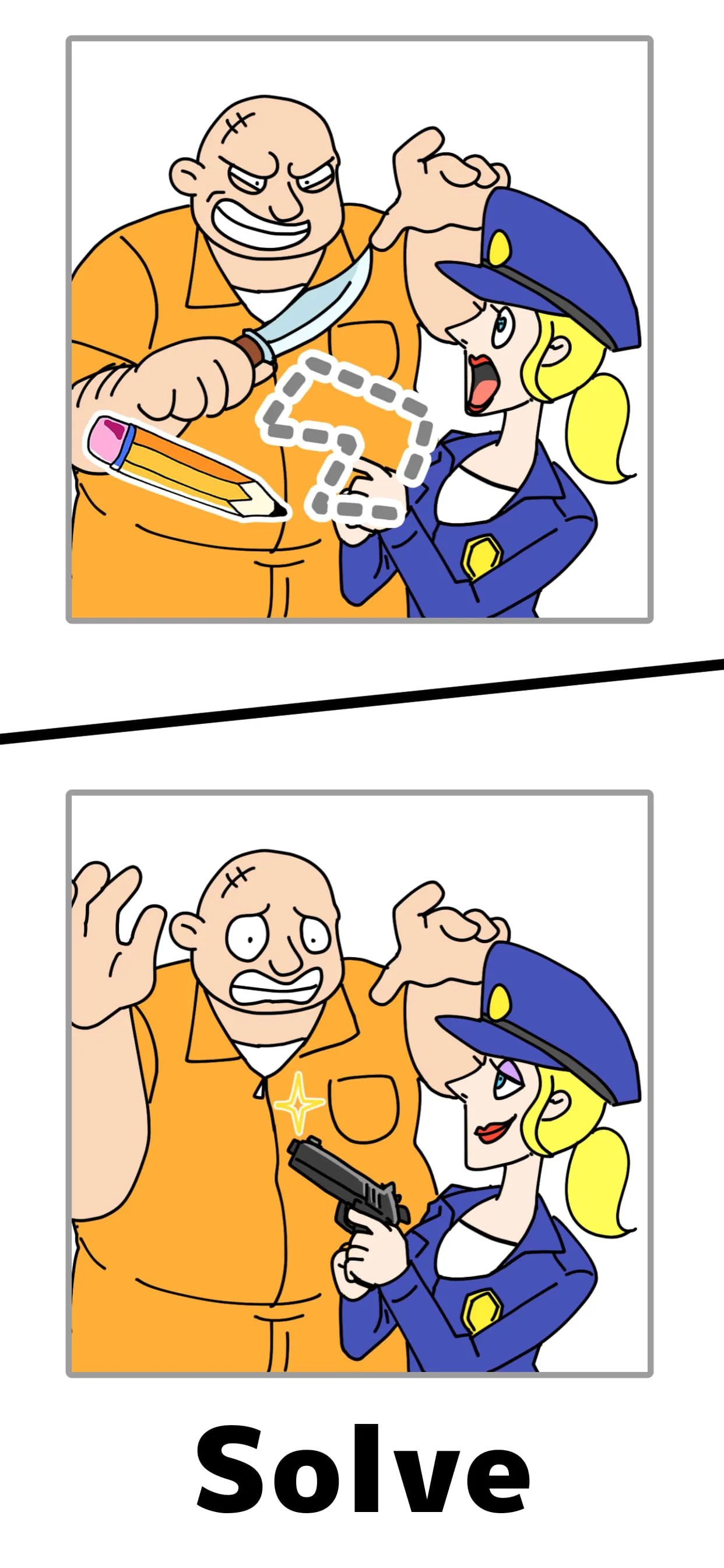 Draw Happy Police
