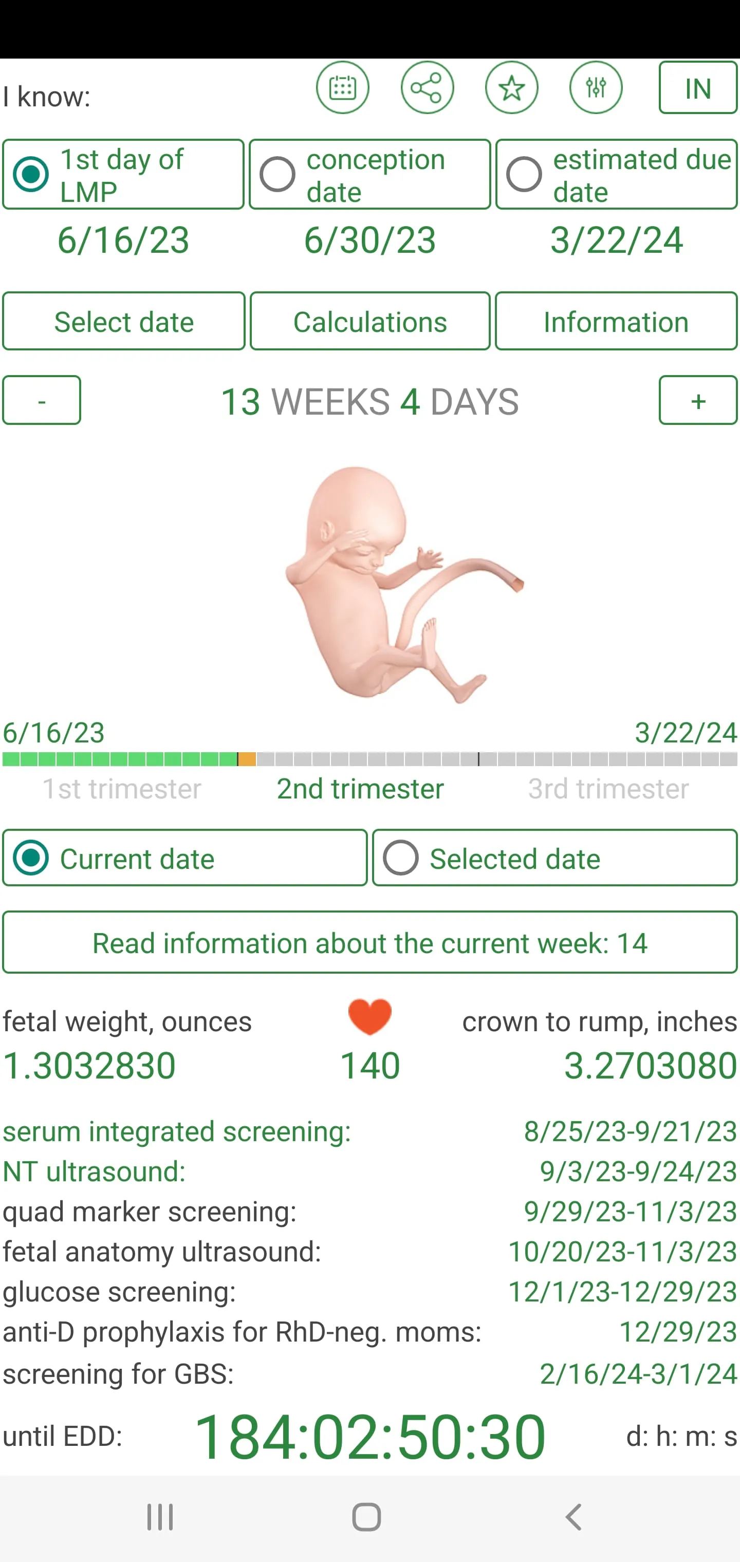 Pregnancy Calculator+Calendar