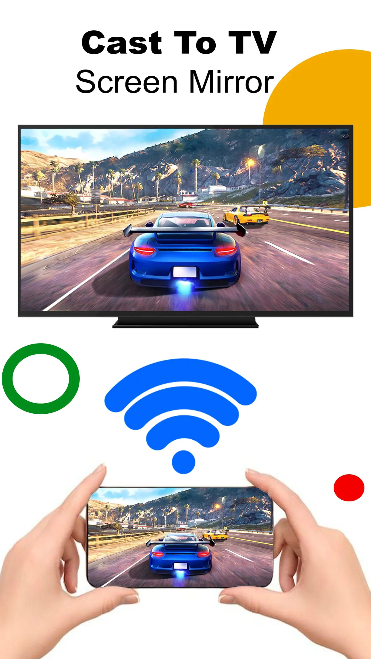Mirror Screen To Roku Smart TV