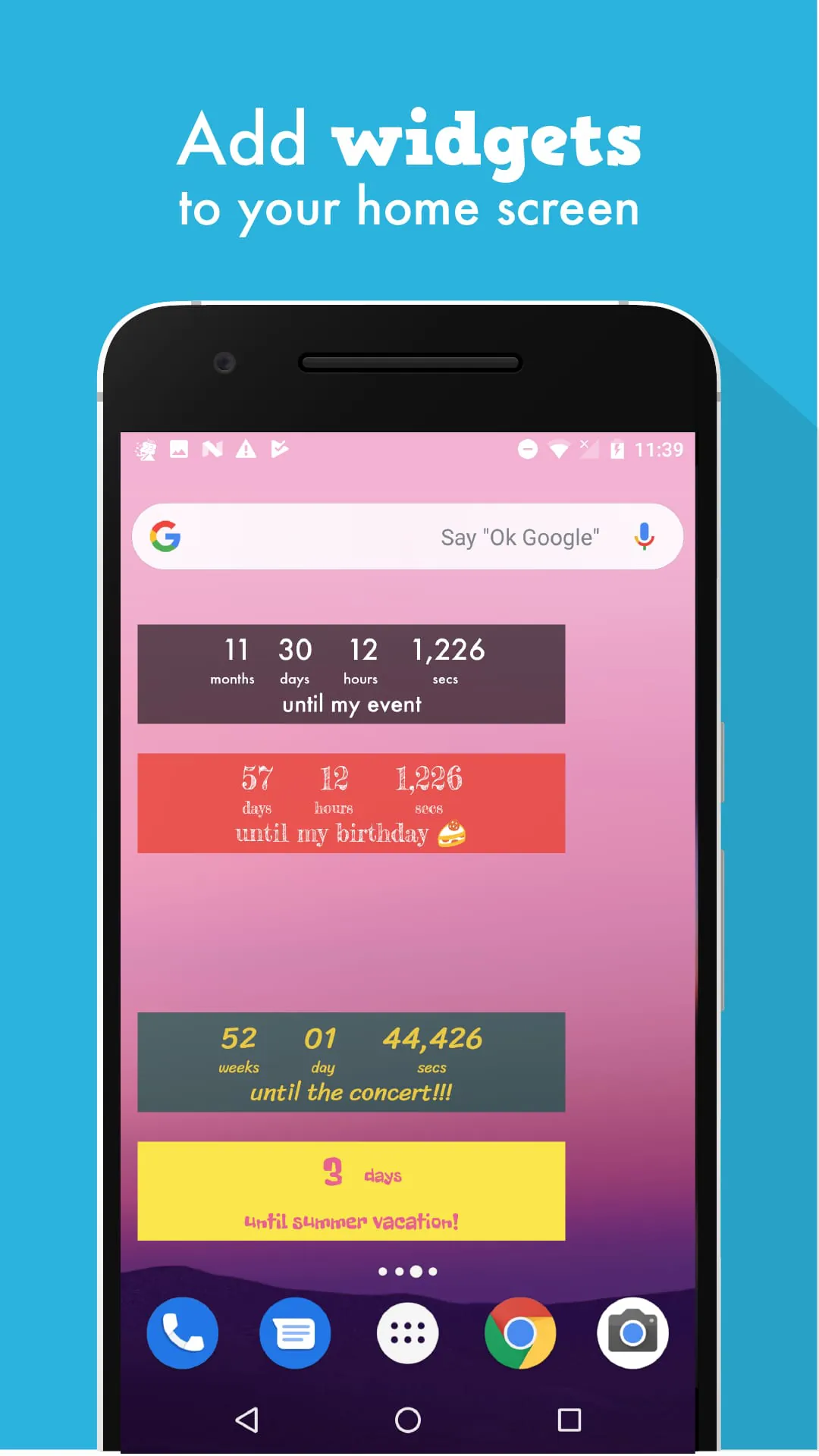 Countdown Widget