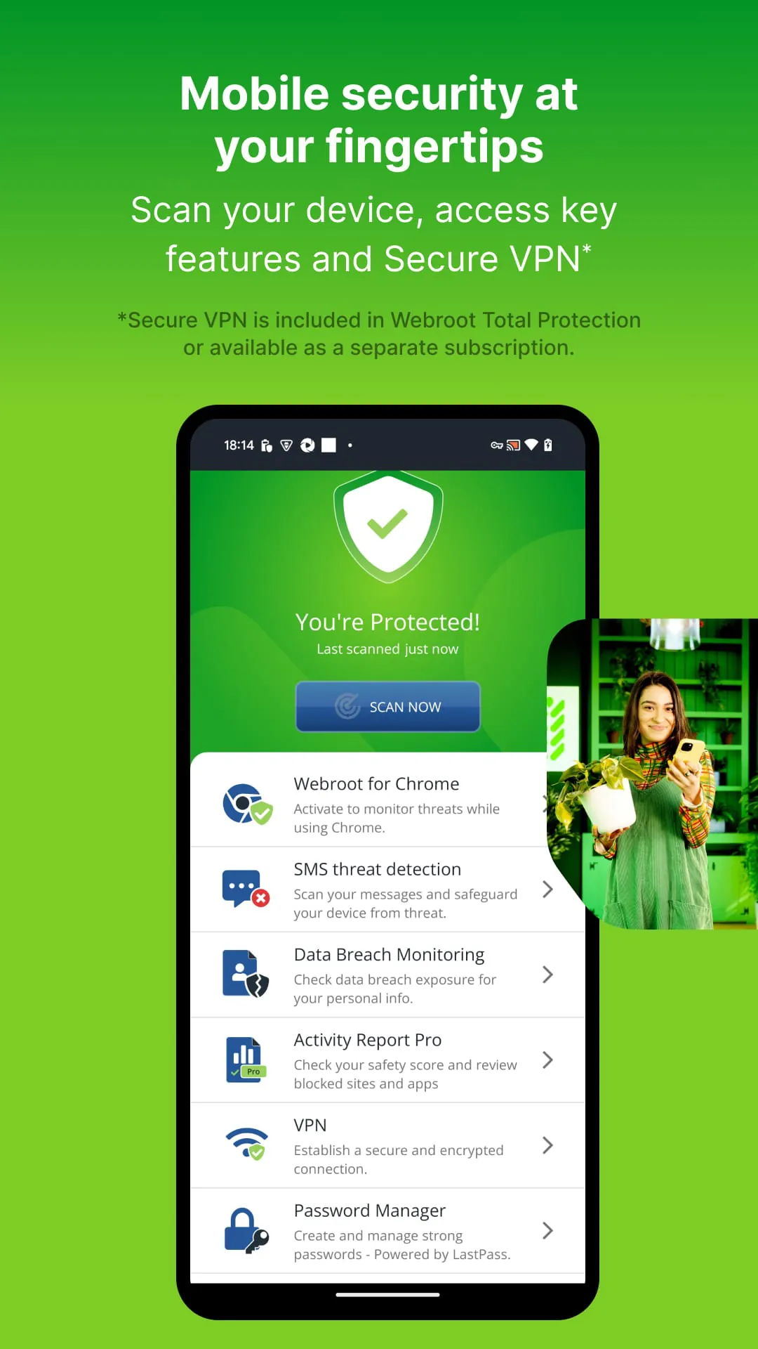 Webroot® Mobile Security