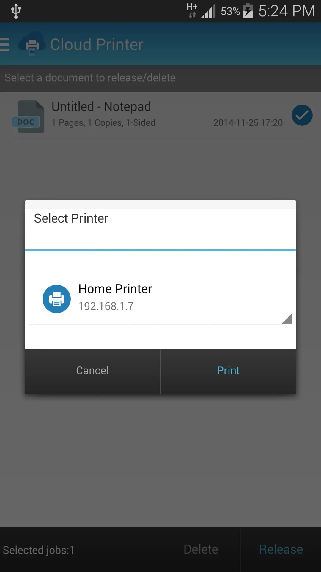 Cloud Print