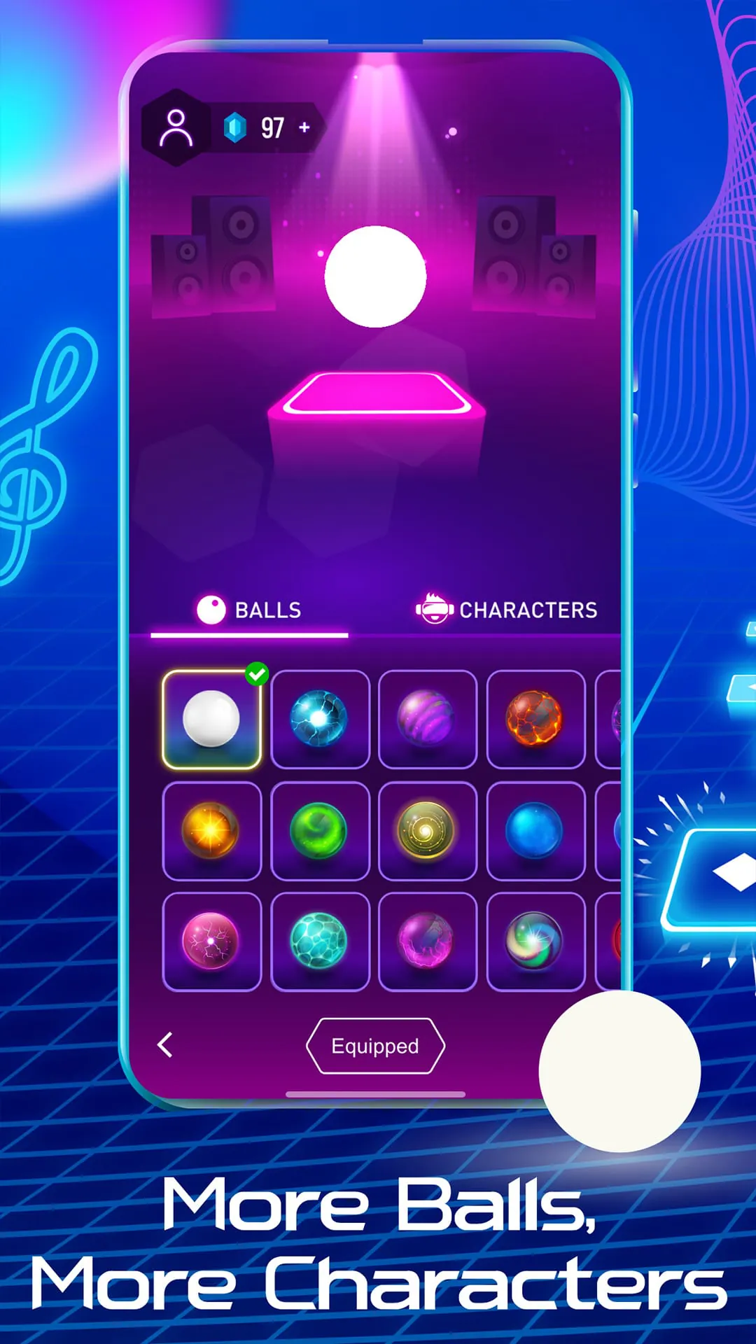 Tiles Hop Music & Ball Game