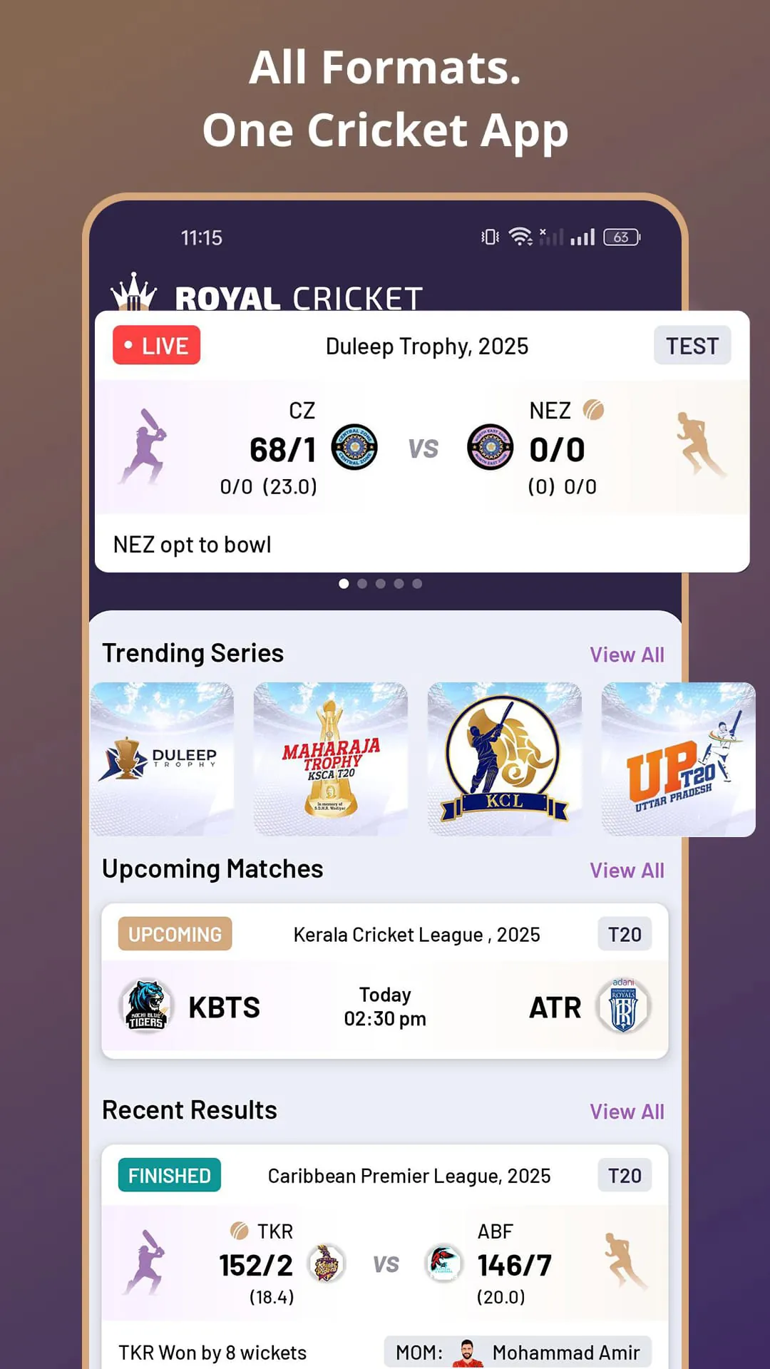 Royal Cricket Live Line
