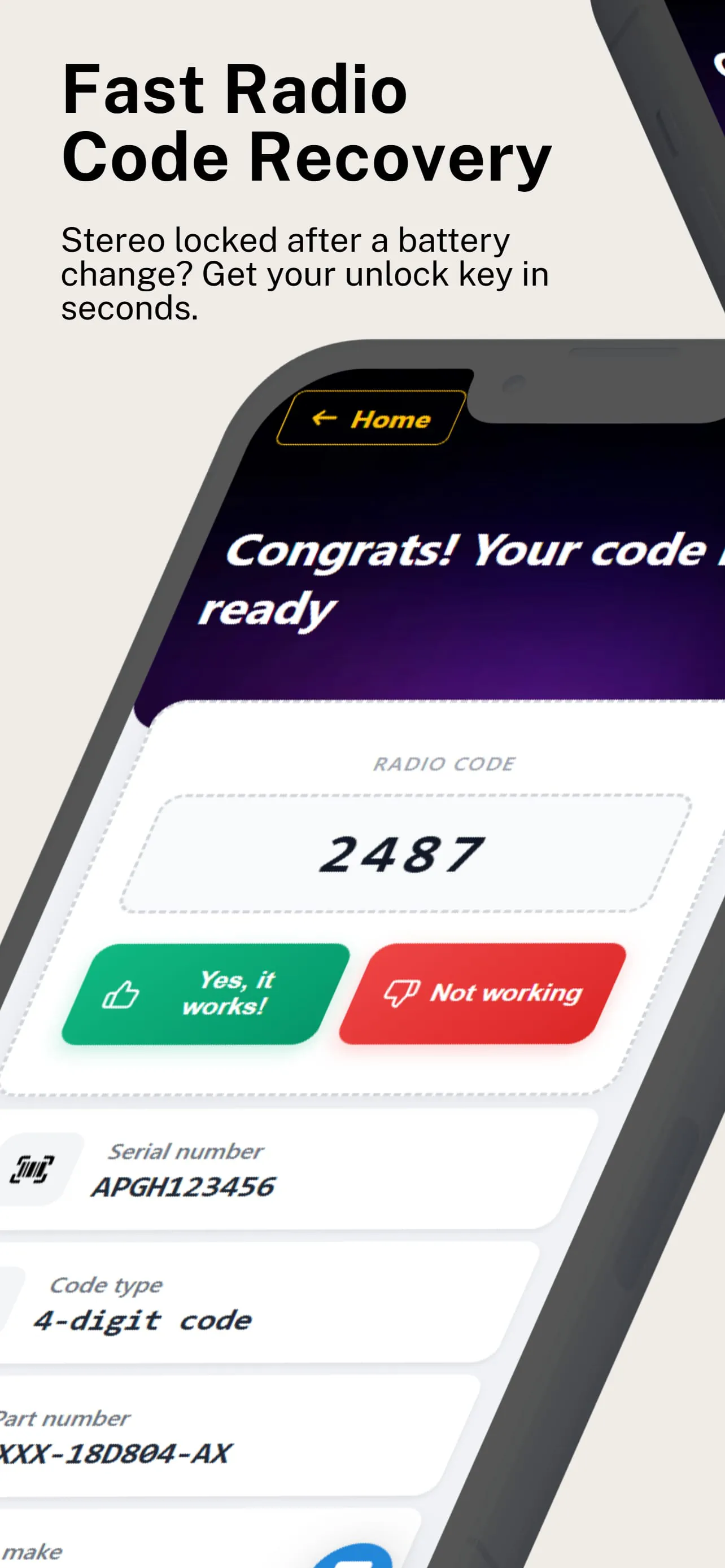 Radio Code Generator