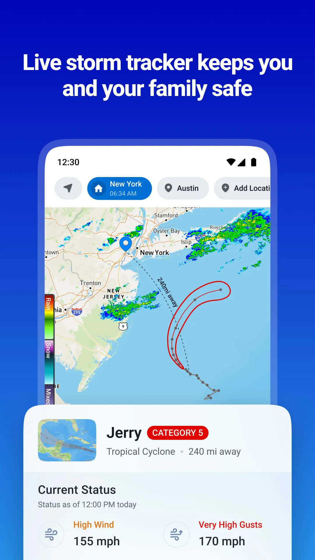 1Weather Forecasts & Radar