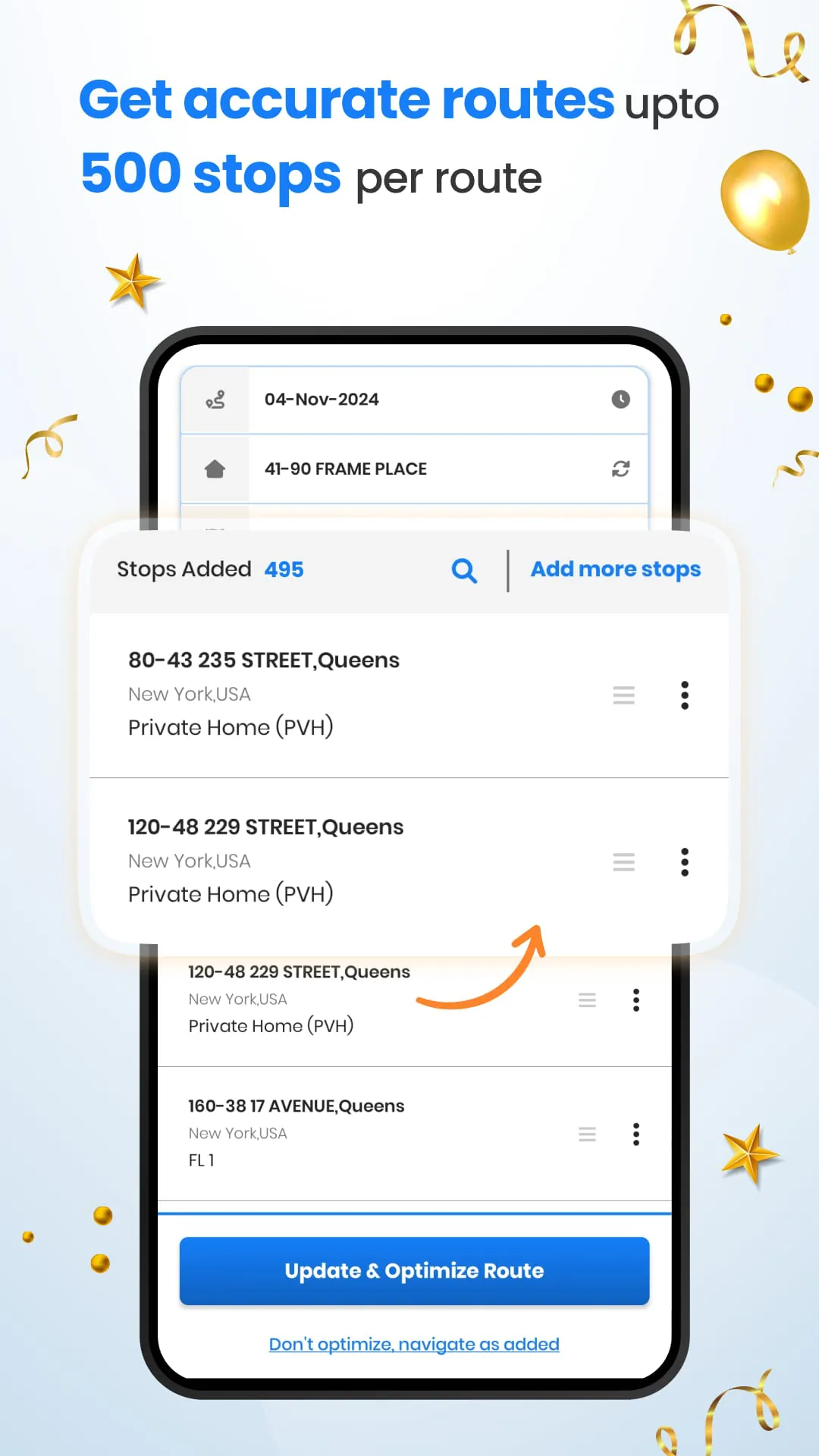 Zeo Fast Multi Stop Route Plan