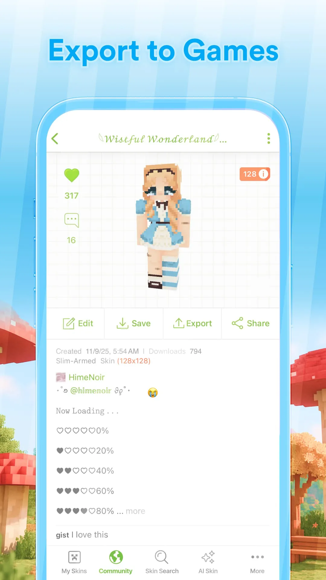 Skinseed for Minecraft