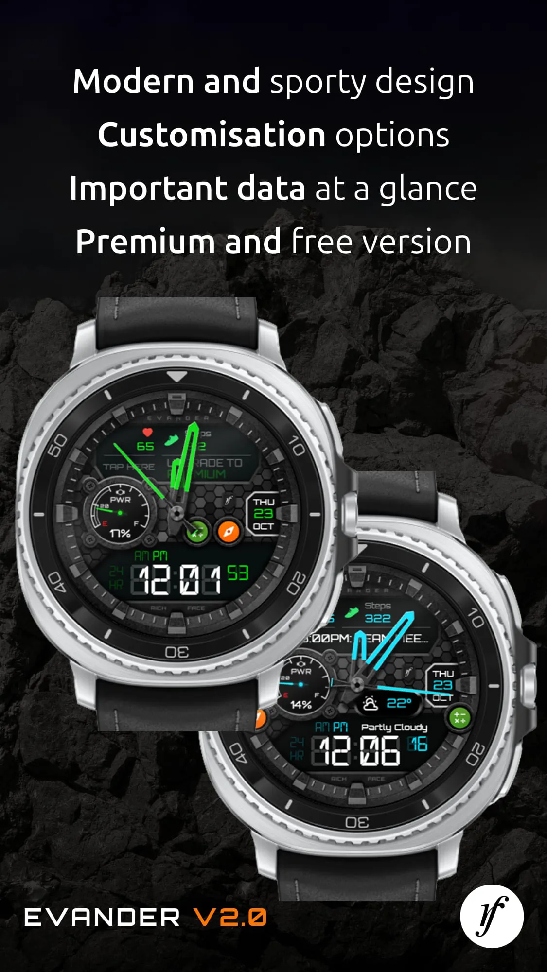 Evander Watch Face