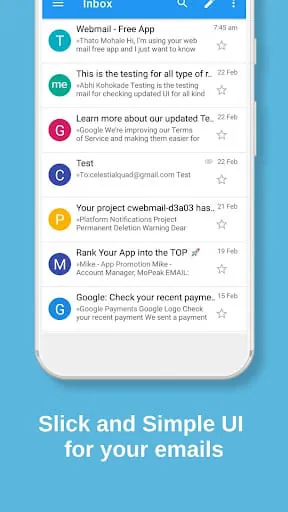 Webmail App Secure Smart Inbox