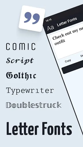Letter Fonts