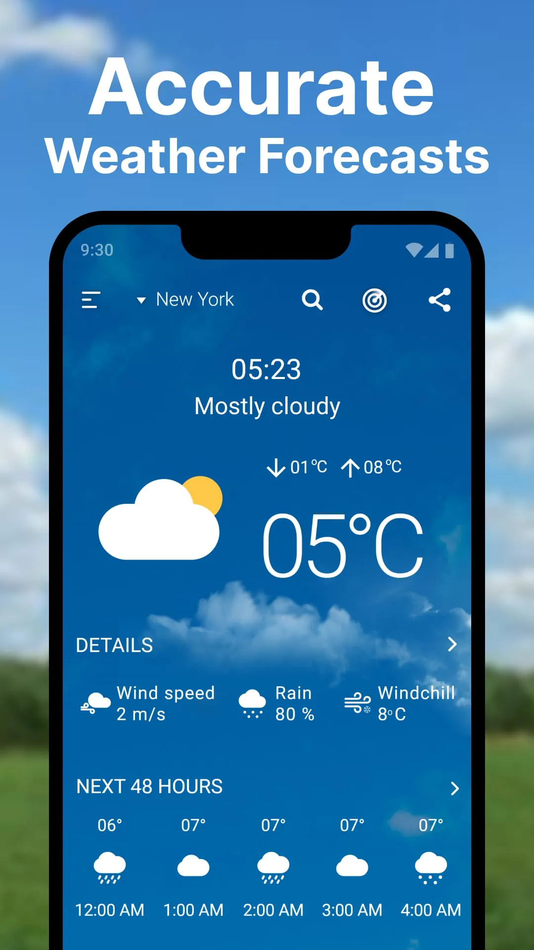 Weather forecast