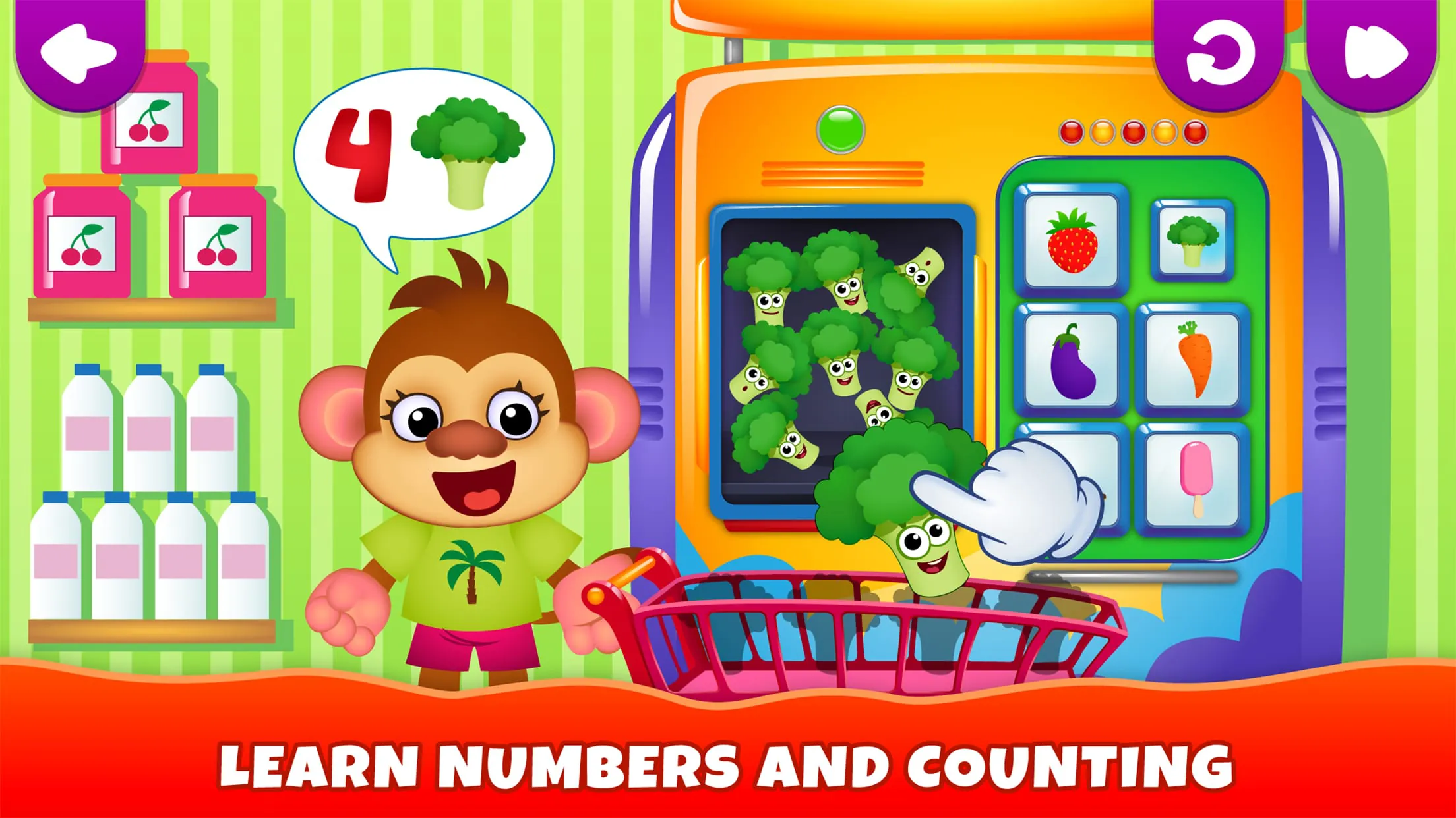 Funny Food Academy! Kids game!