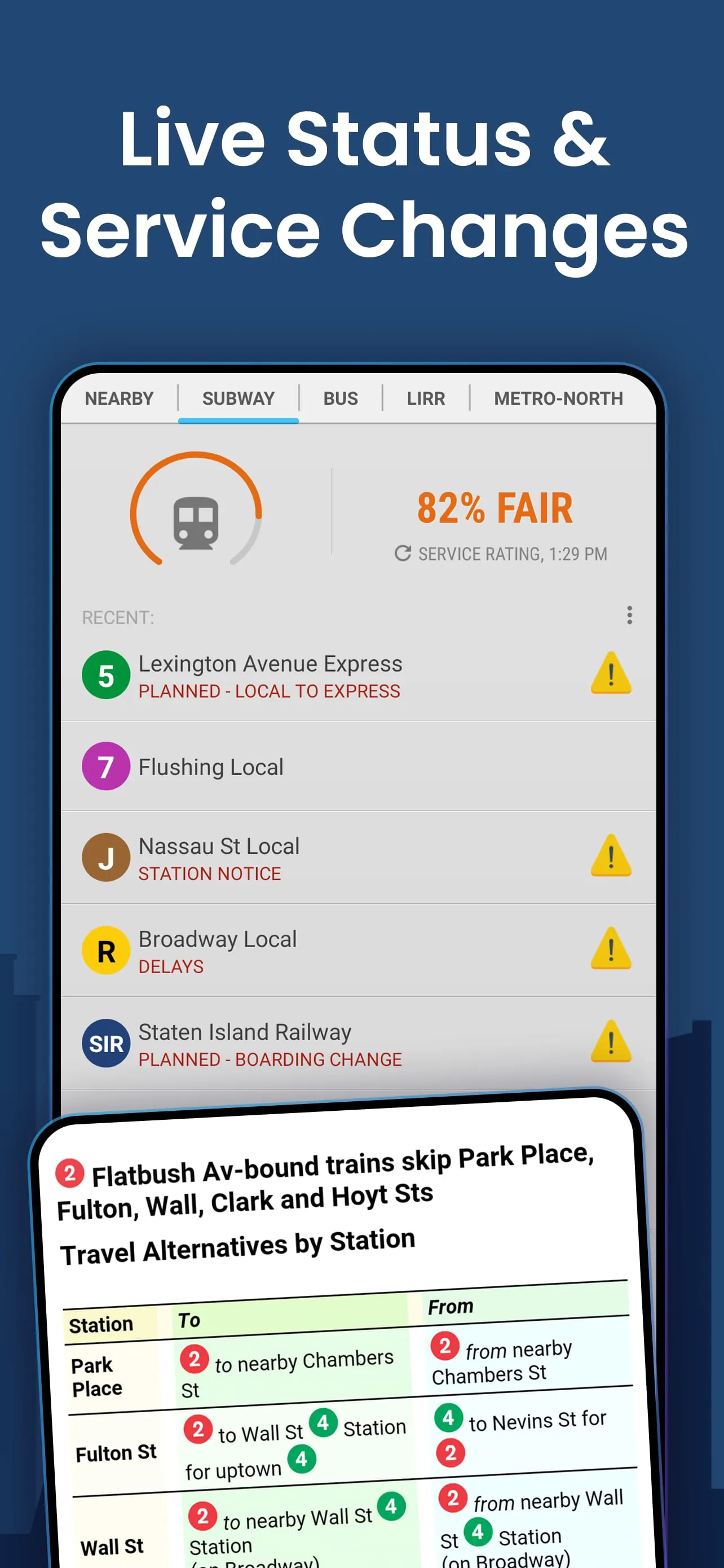 MyTransit NYC Subway & Bus MTA