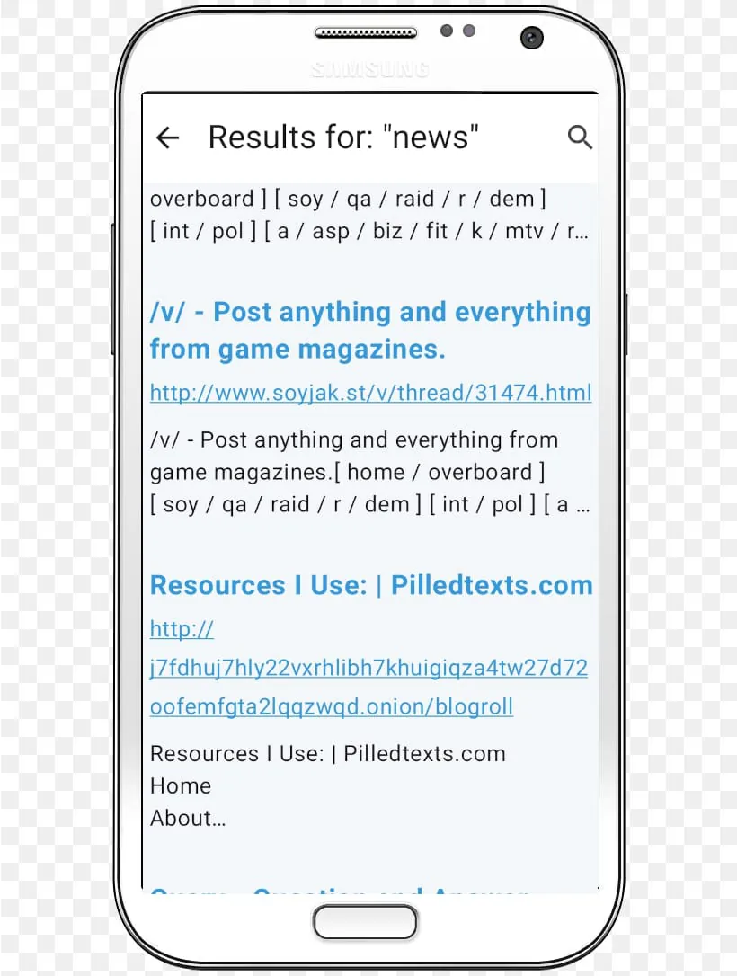 Onion Search Engine