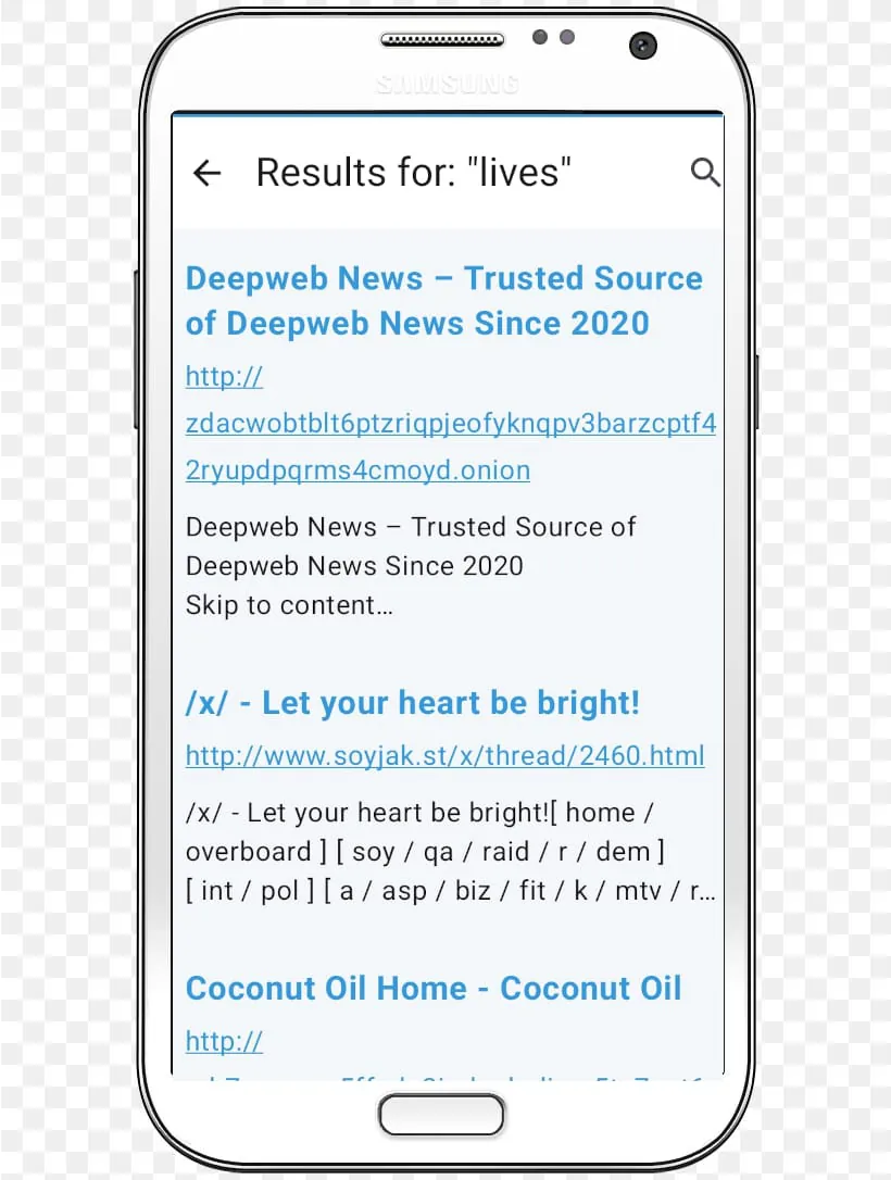 Onion Search Engine