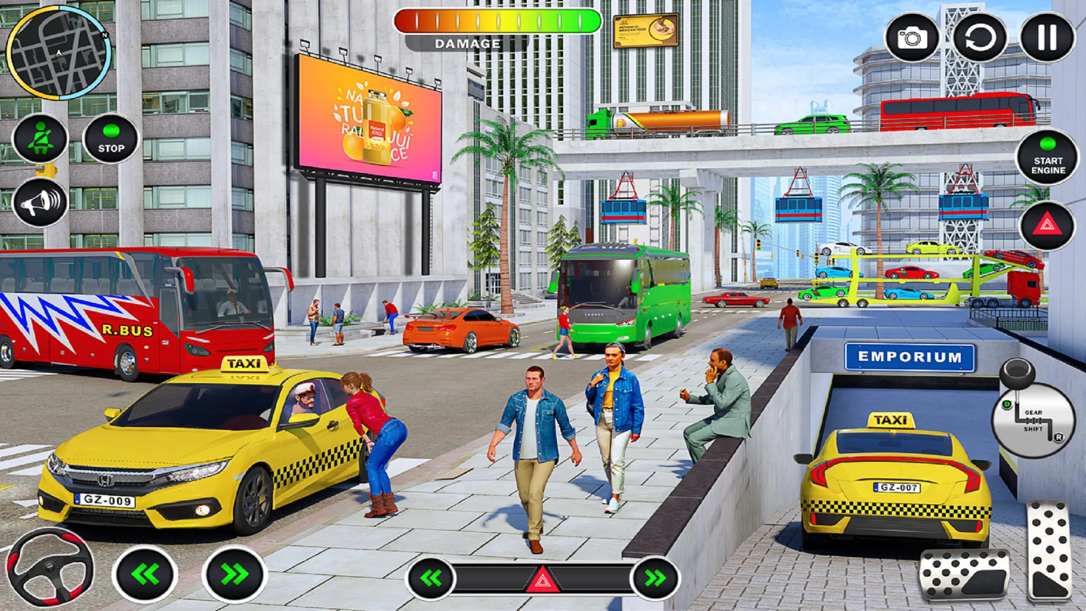 Cab Simulator Passenger Game