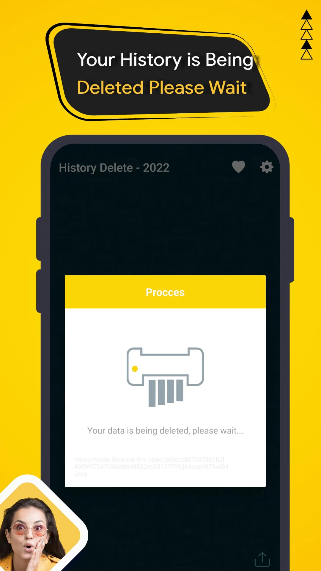 history delete clear history