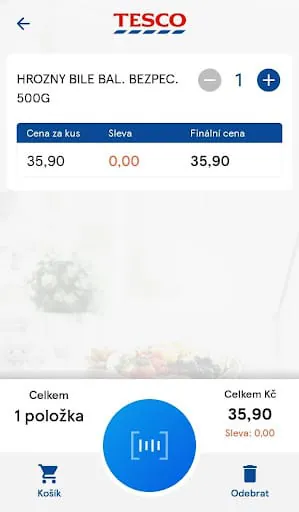 TESCO Scan&Shop CZ