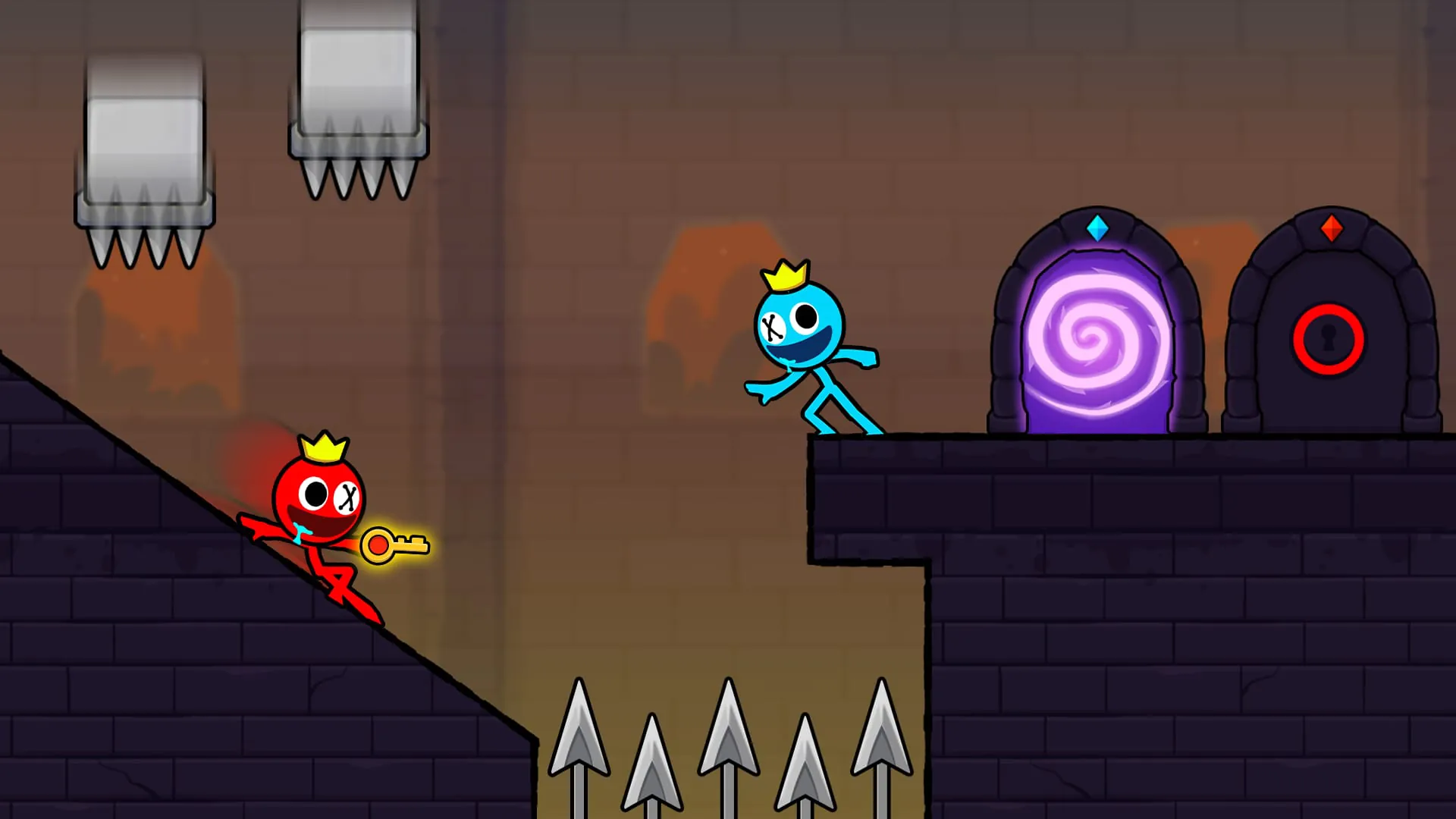 Red and Blue Stick