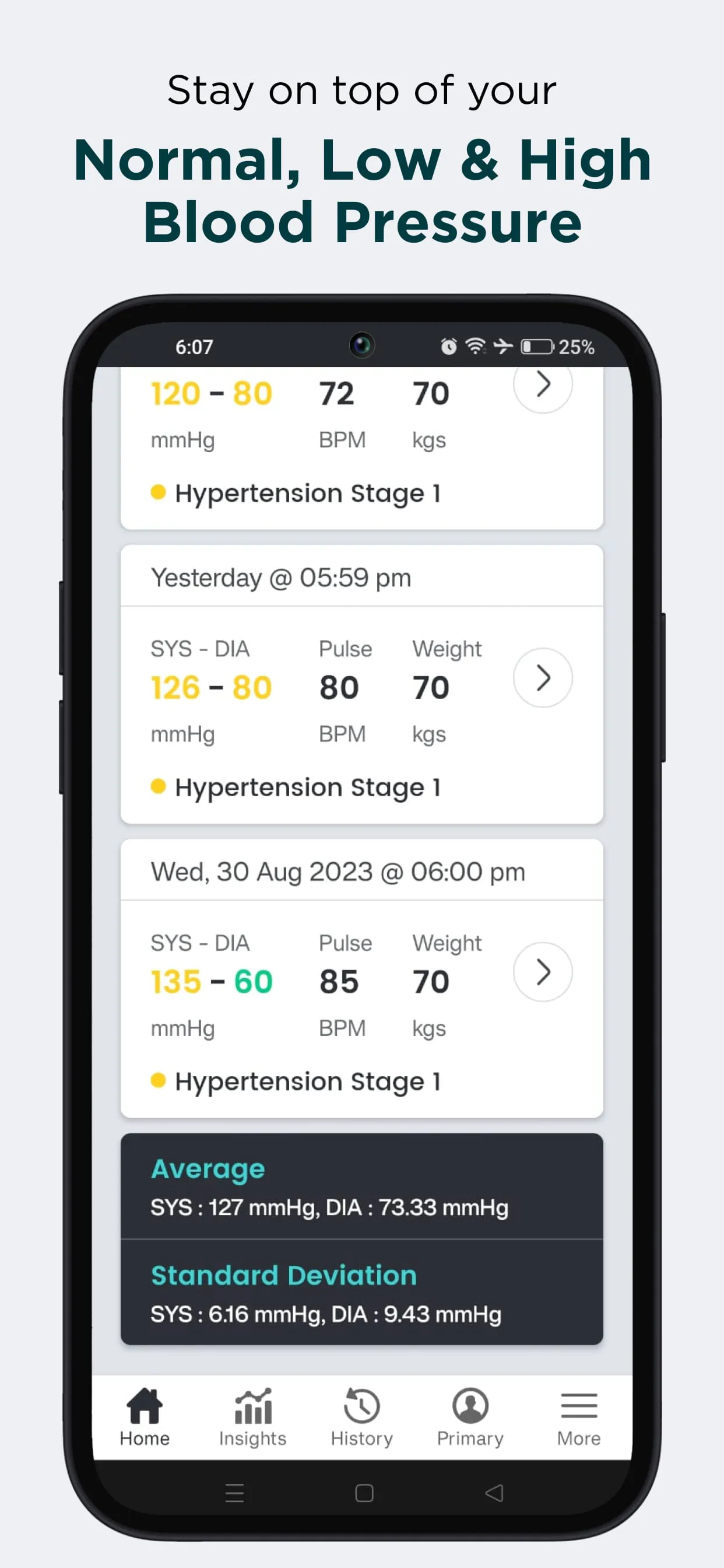 Blood Pressure App