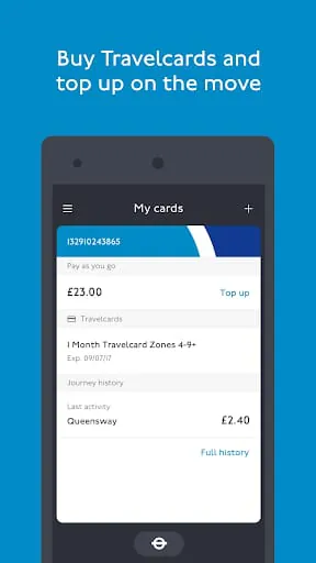 TfL Oyster and contactless