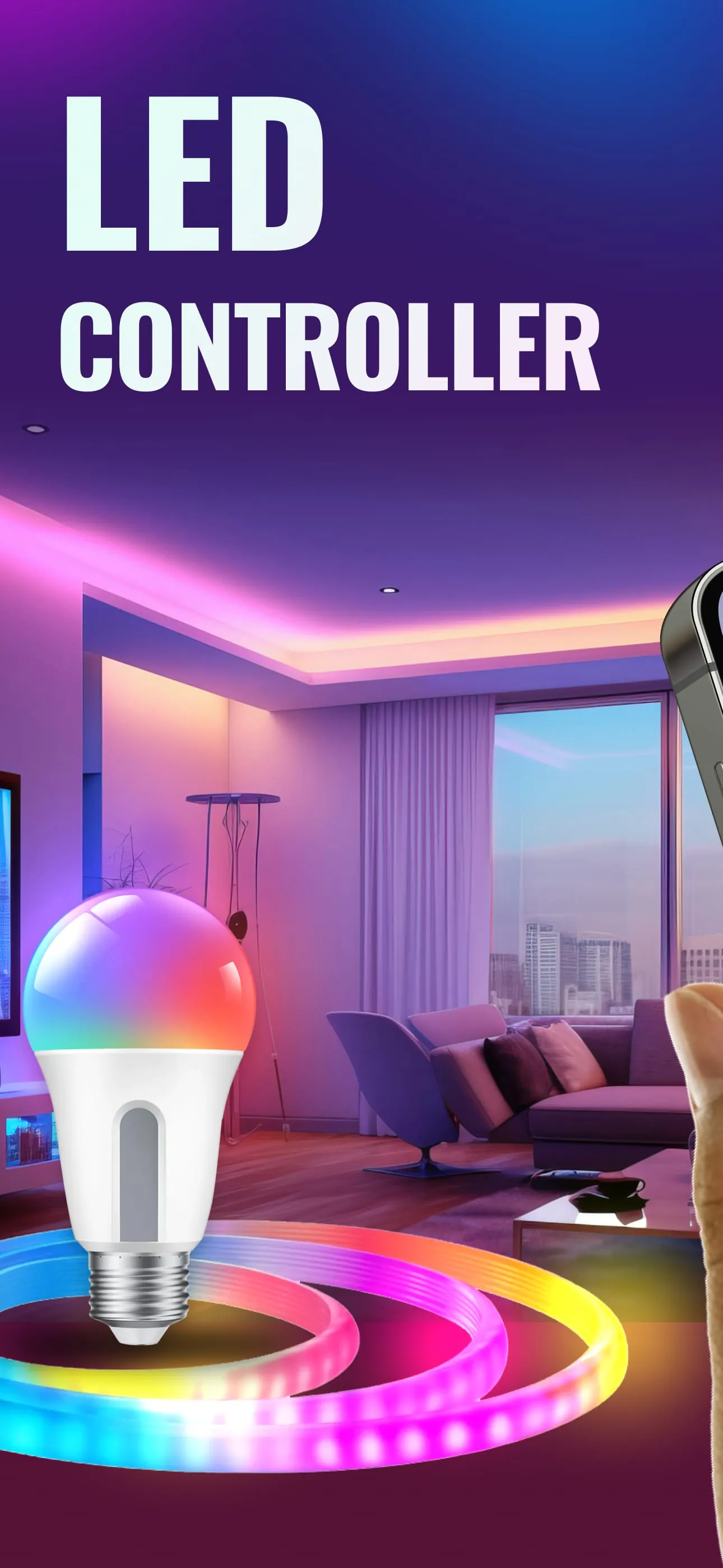 LED Light Controller & Remote