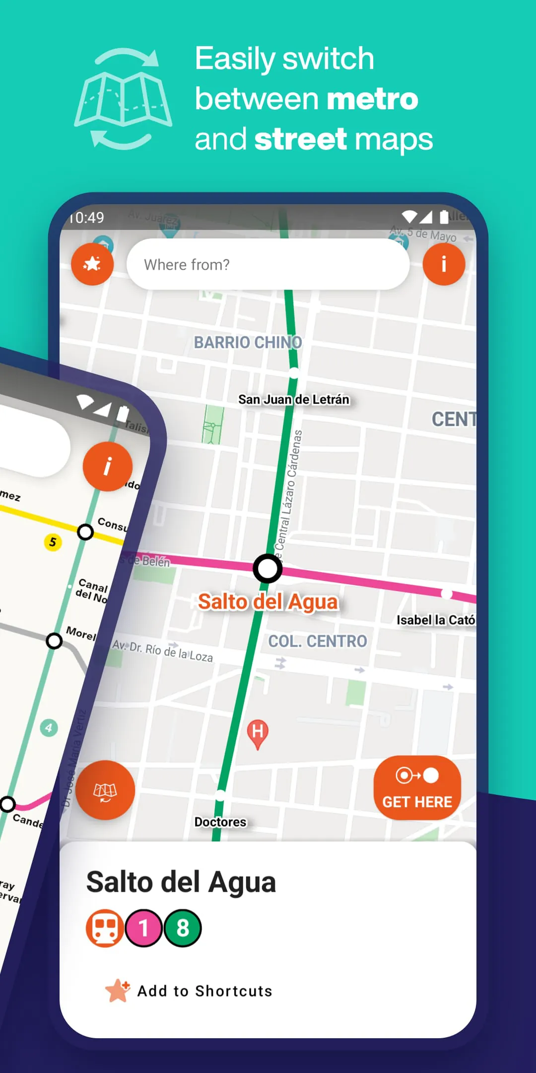 Mexico City Metro Map & Route