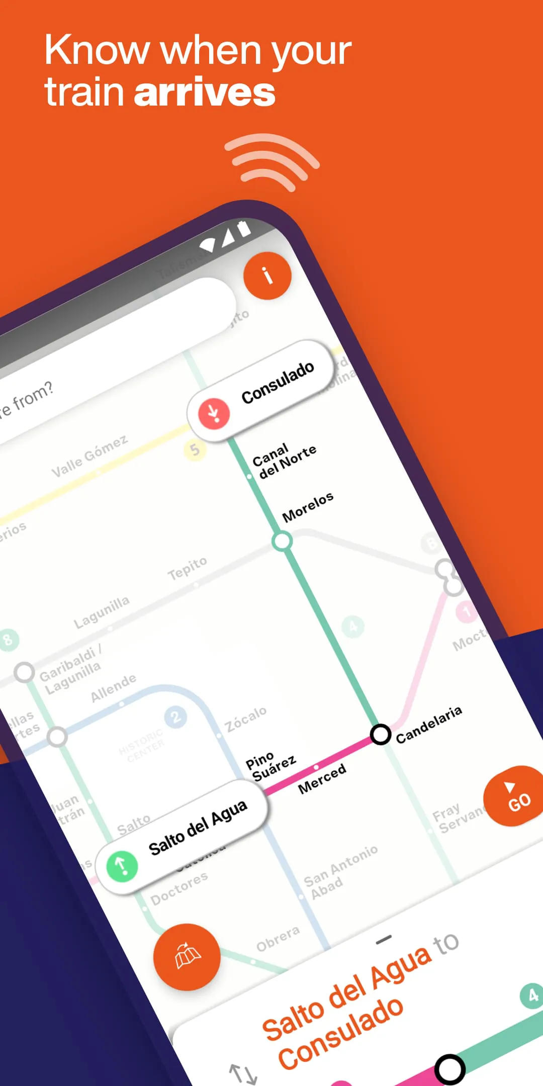 Mexico City Metro Map & Route
