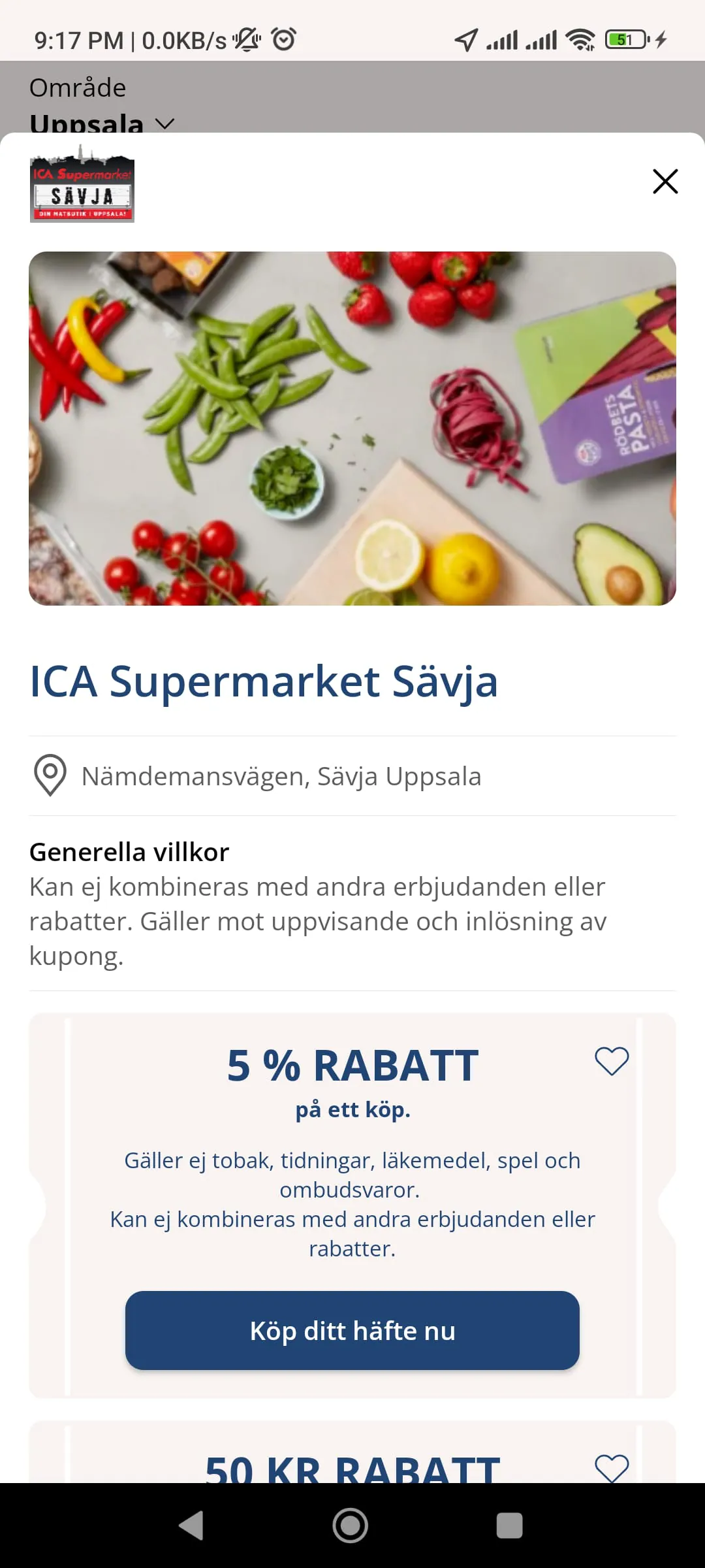 Klubbrabatten