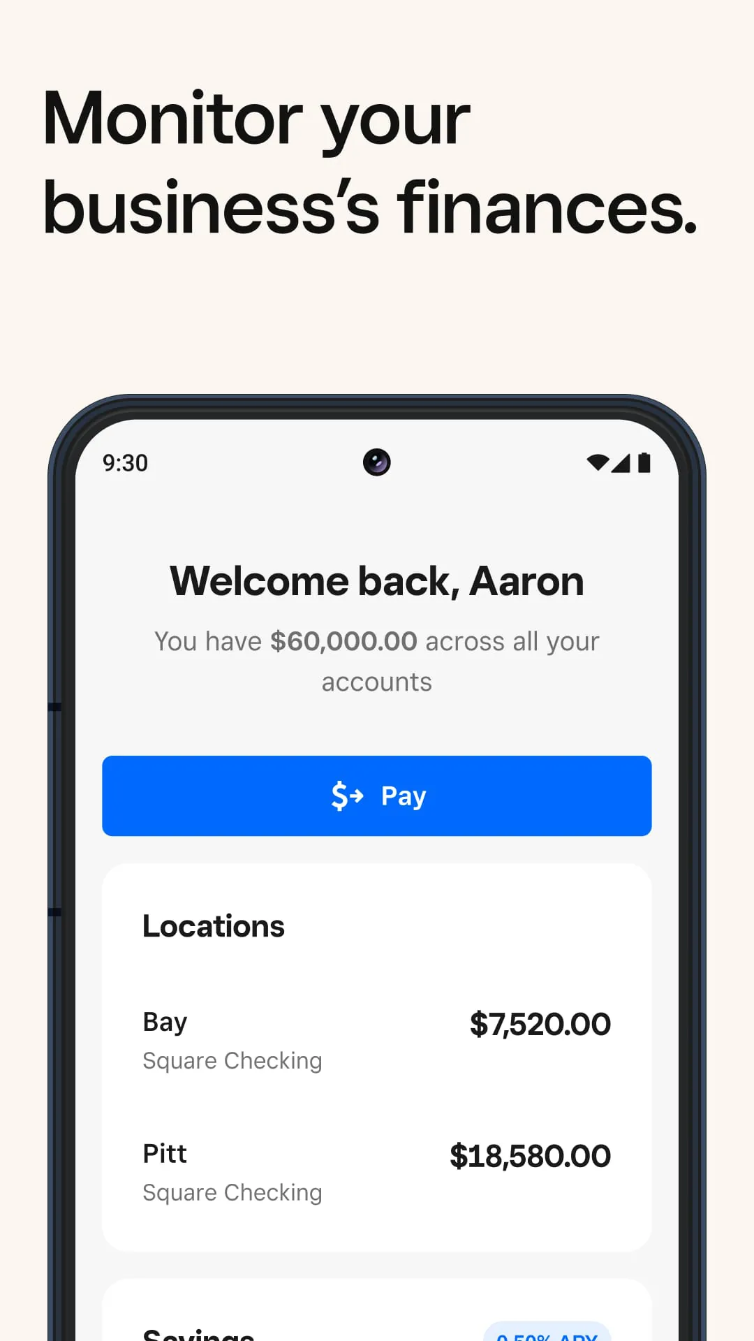 Square Dashboard