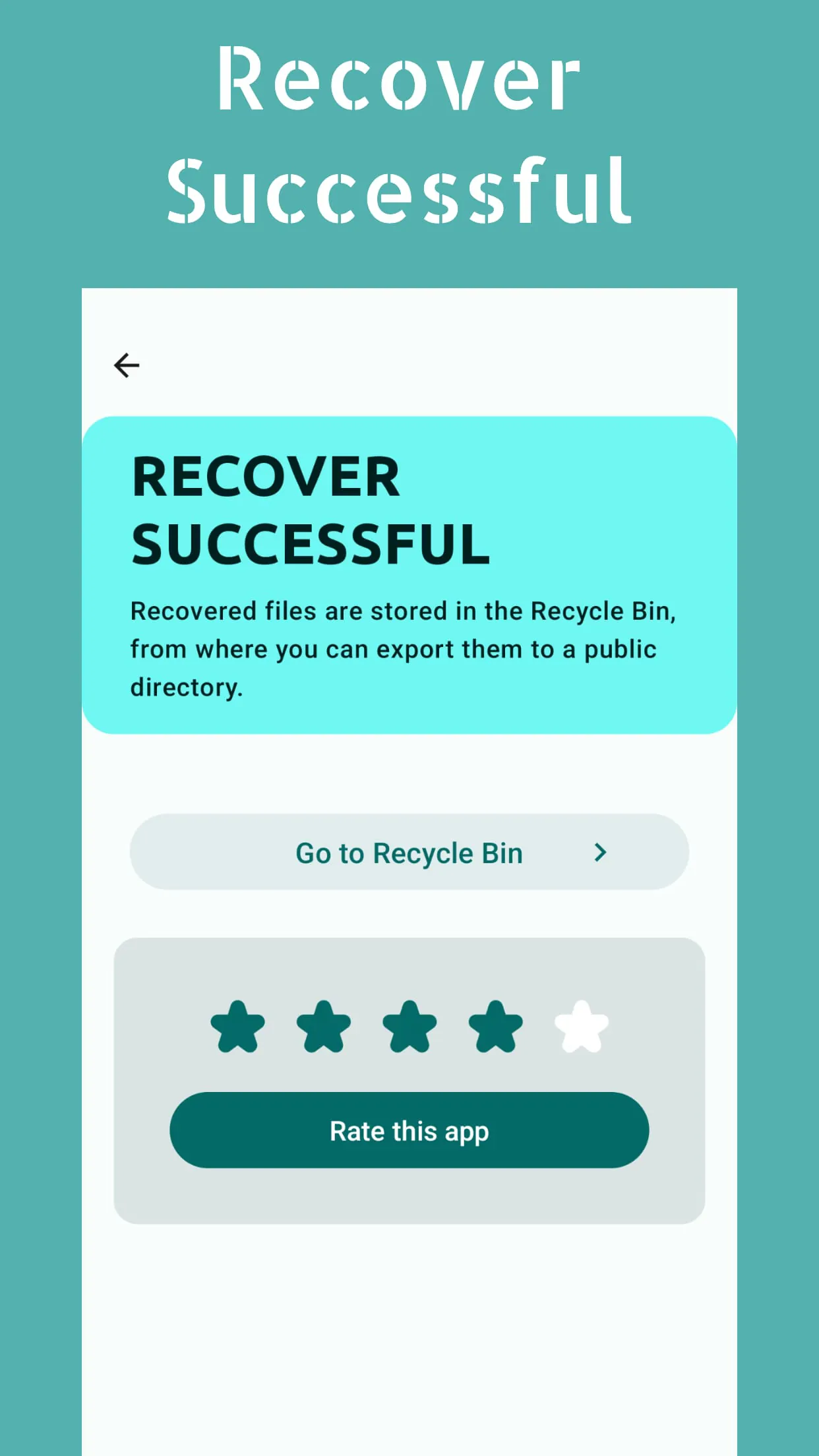 File Recovery