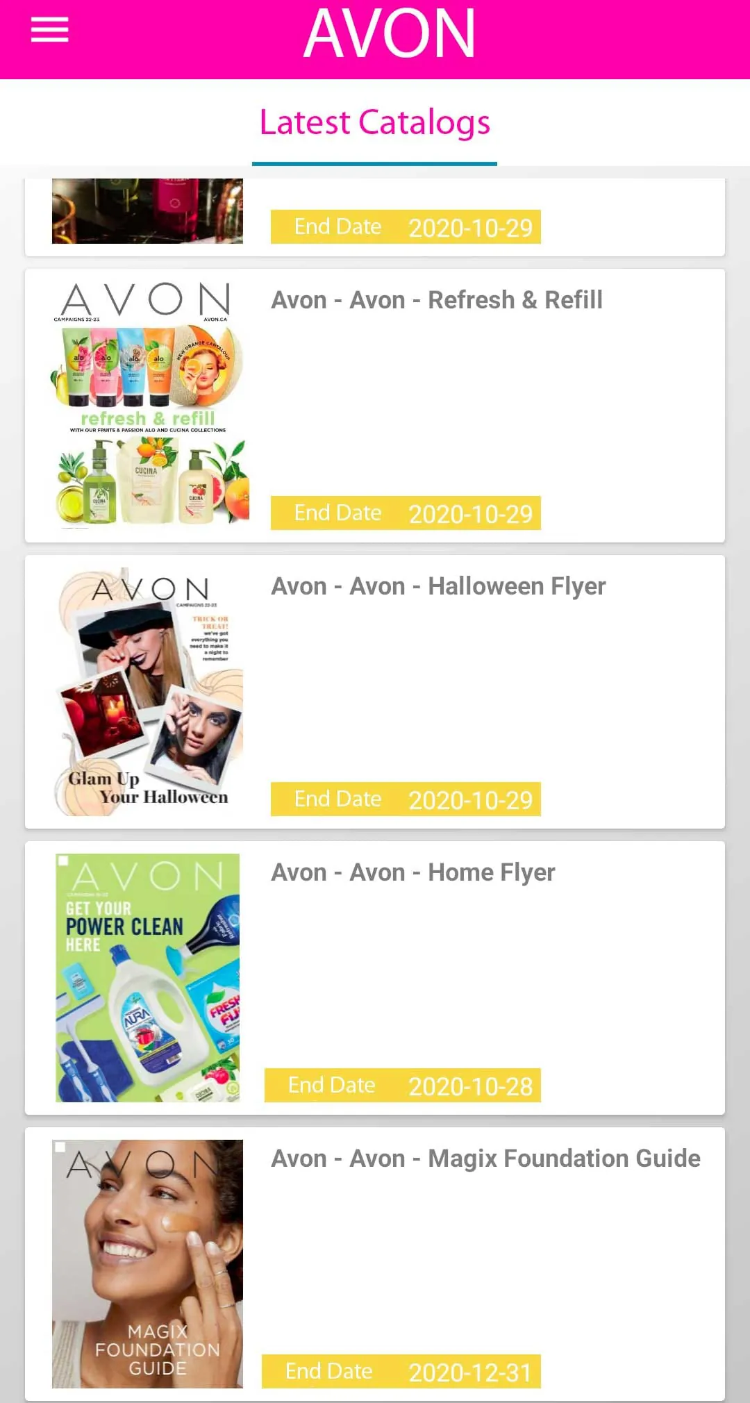 Avon Catalog