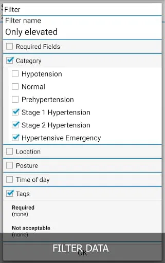 Blood Pressure Log